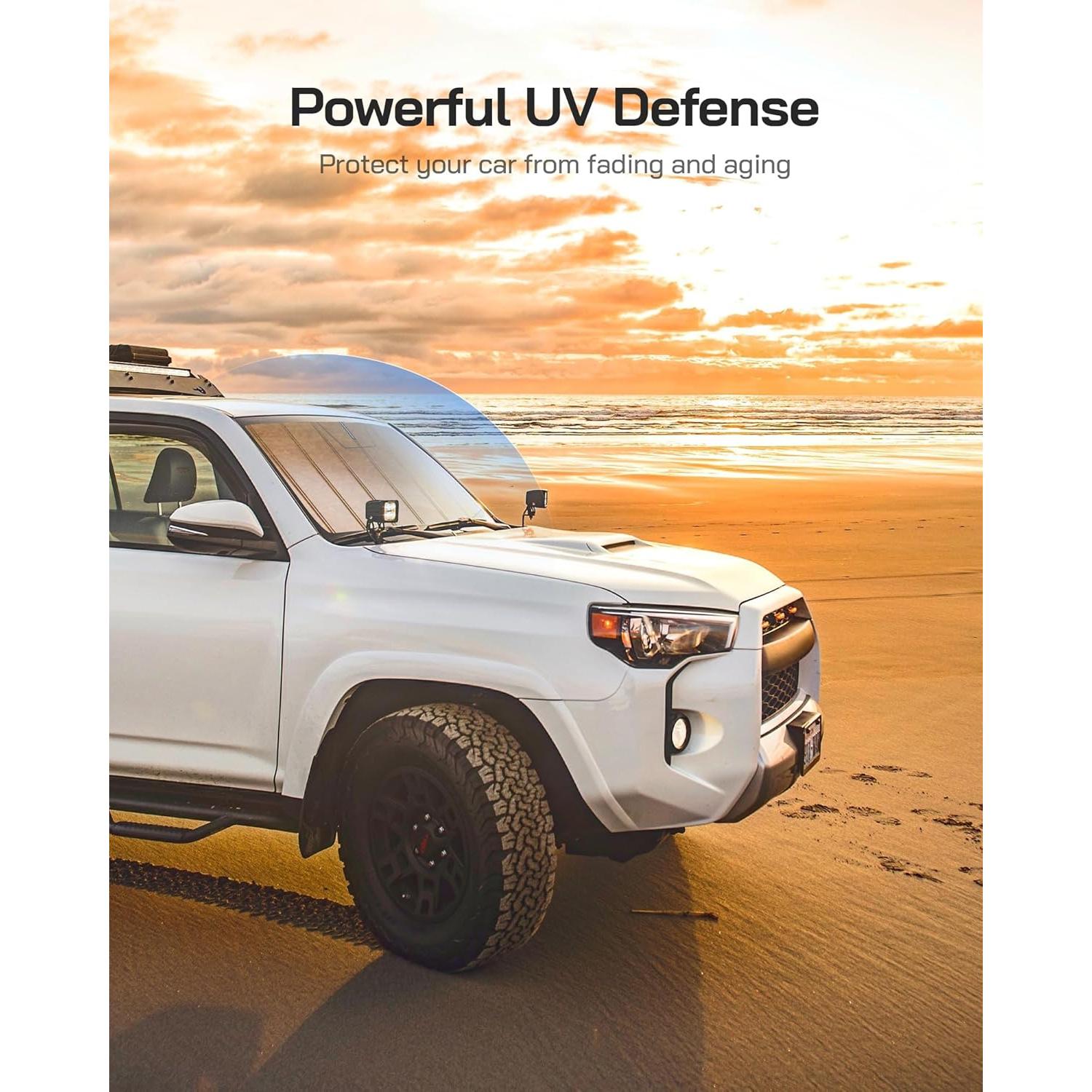 Parasoles para Parabrisas Lexus RX 2016-2022 - Cuero Marrón