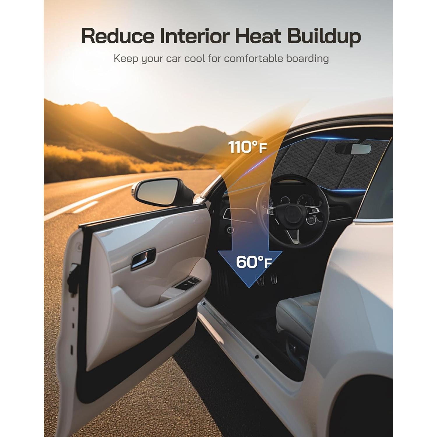 Parasoles para Parabrisas Lexus RX 2016-2022 - Cuero Marrón