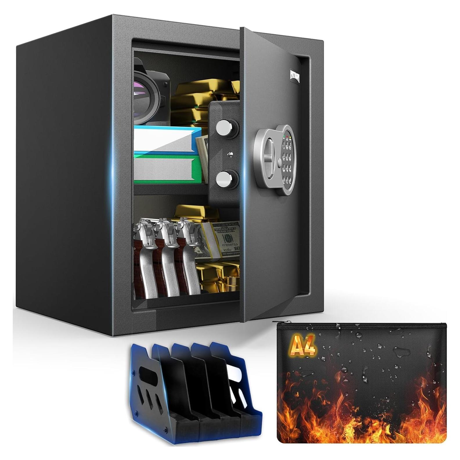 Caja Fuerte Ignífuga PATRON 2.3 Pies³ con Soporte para 4 Armas