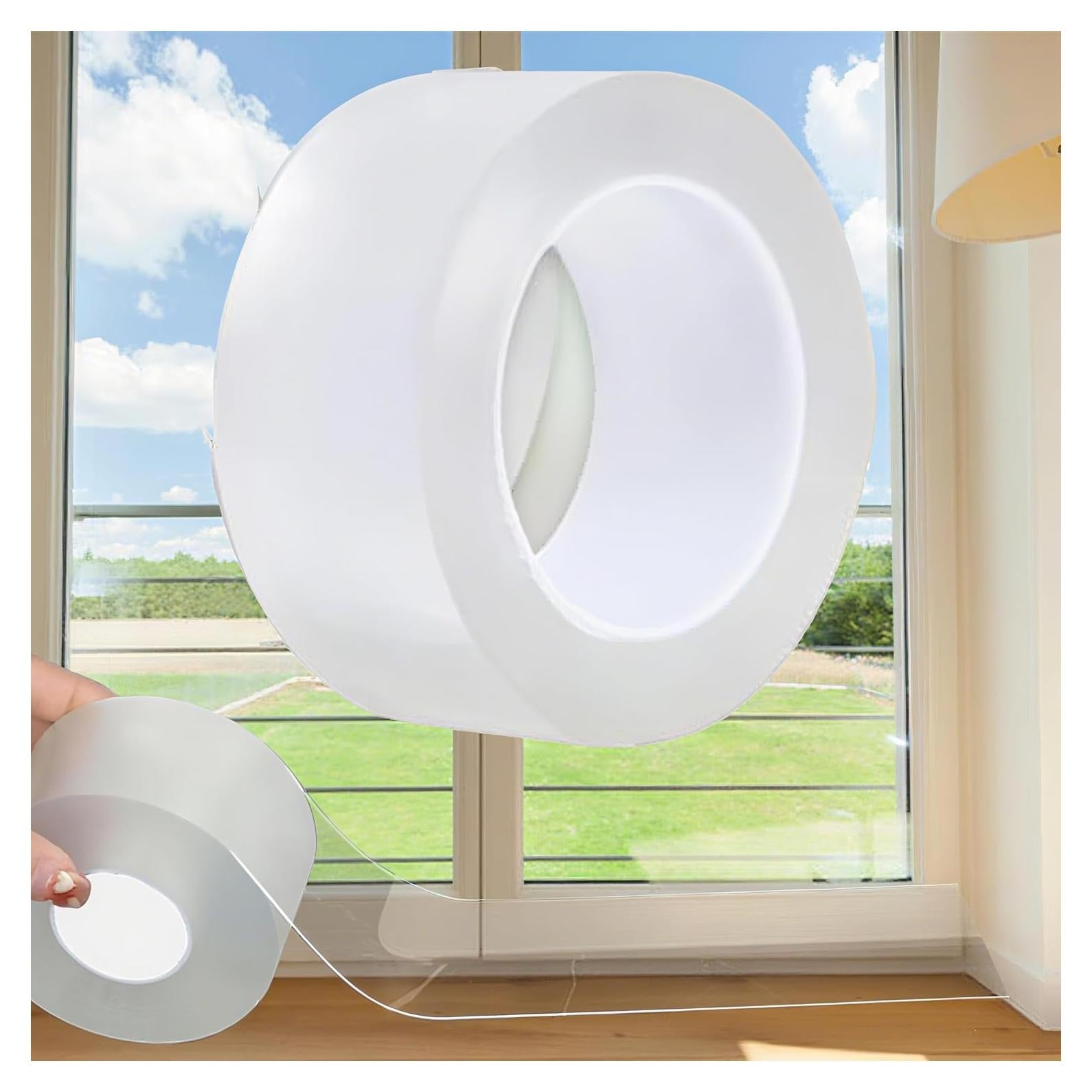 Cinta de Sellado Transparente HNZGYB 5 cm x 10 m Sin Residuo