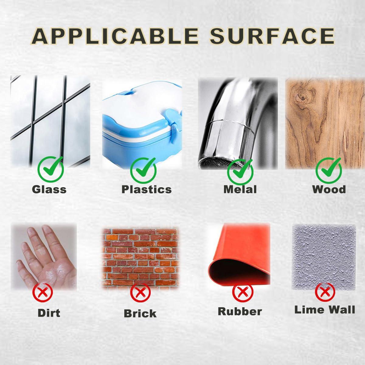 Cinta de Sellado de Silicona Transparente HNZGYB 5.08 cm x 4.88 m