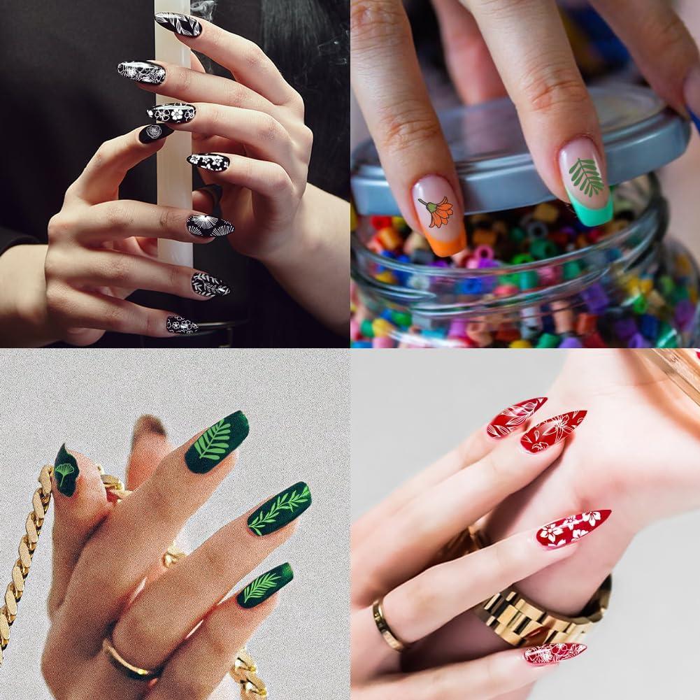 Kit de Estampado de Uñas PH PandaHall 3 Placas Acero Inoxidable