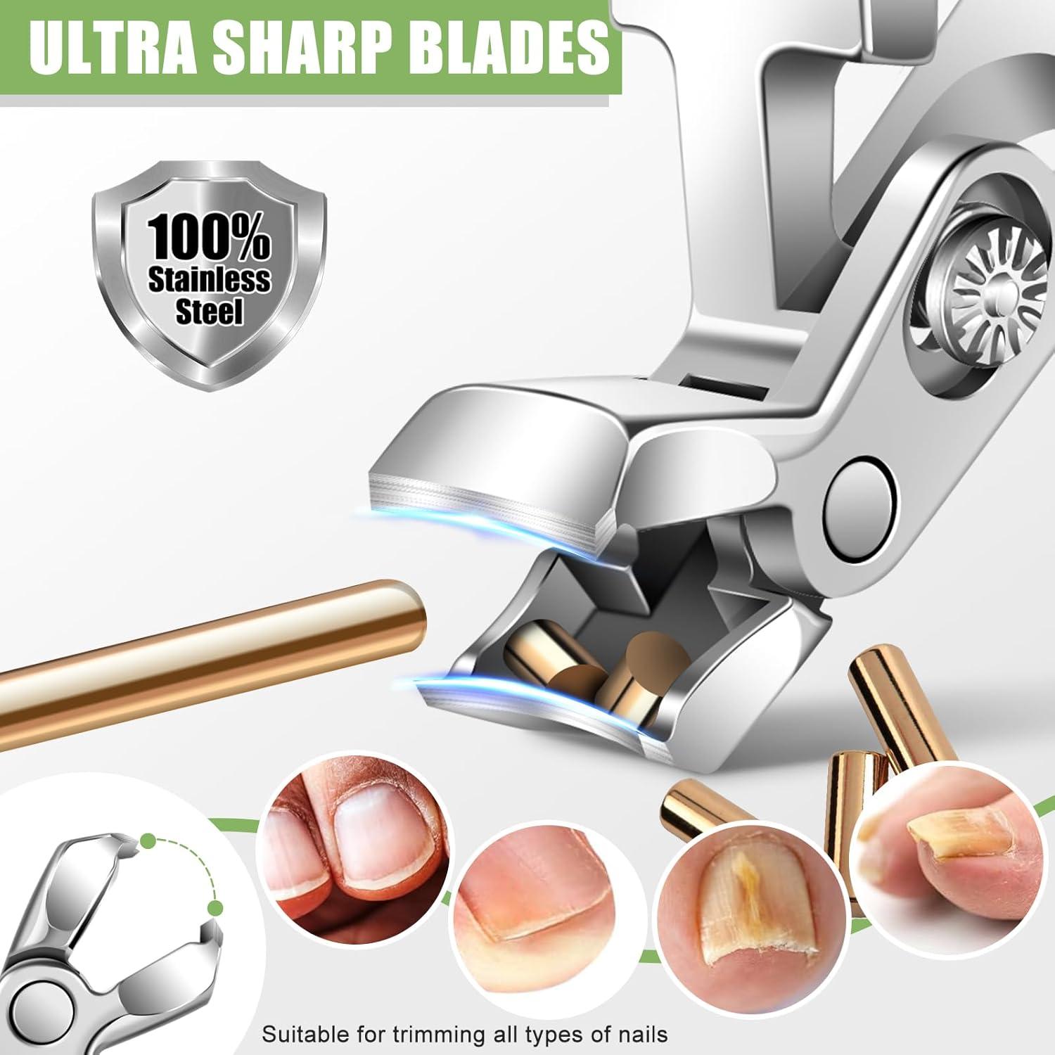 Cortauñas Ergonómico HANDWENG para Uñas Gruesas y Encarnadas