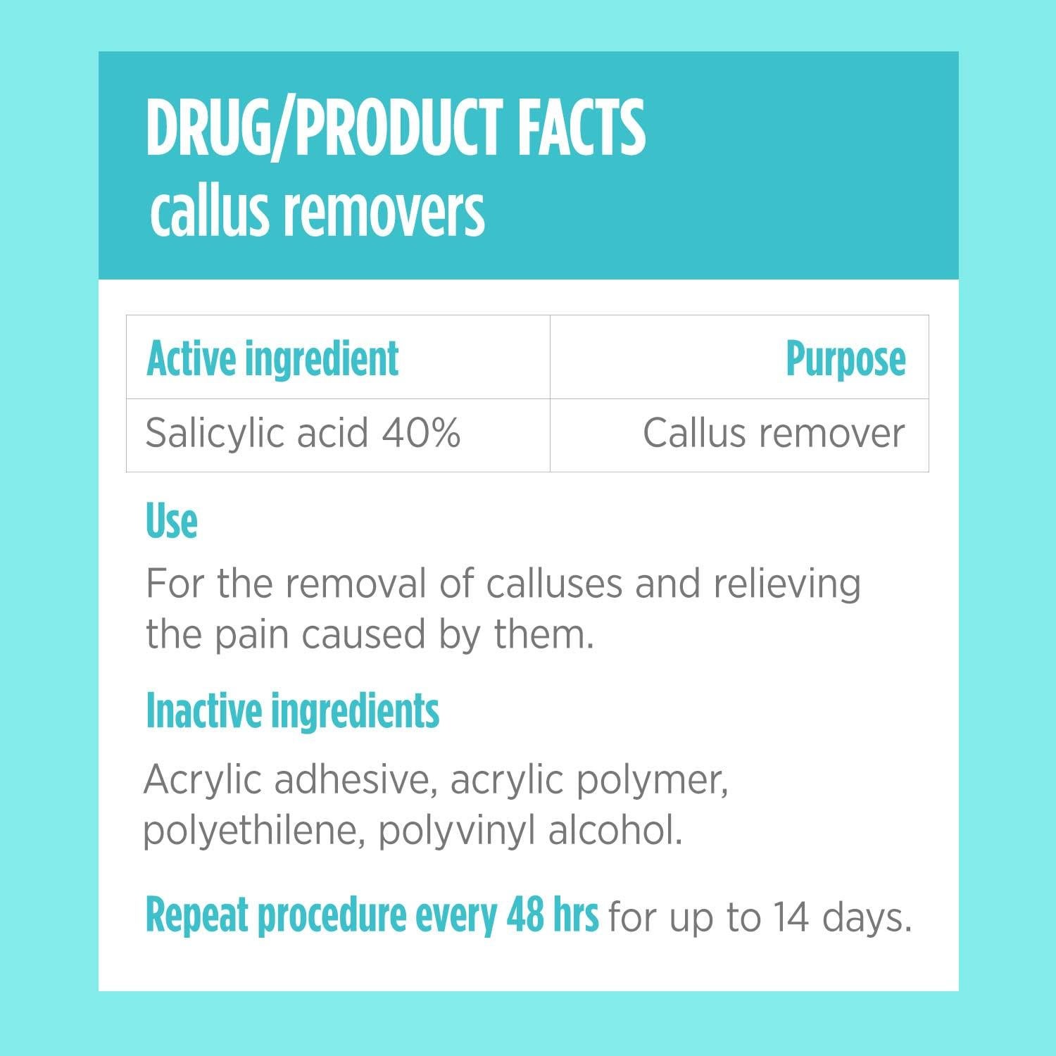 Parches Medicados para Callos Comfort Zone - 20 Piezas