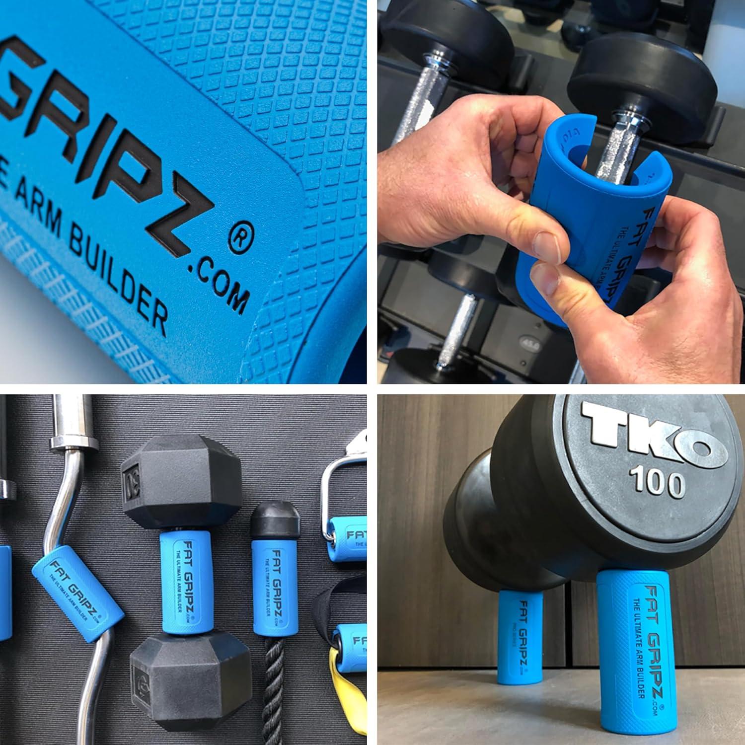 Fat Gripz Pro - Agarre Grueso para Fuerza y Tamaño de Brazos