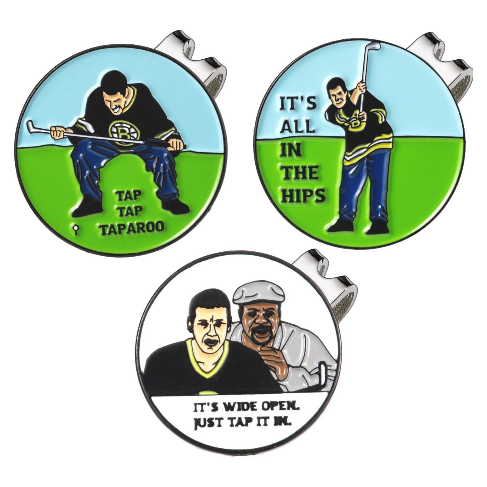 Marcador de Pelotas de Golf Artpreti con Clip Magnético 3 Unidades