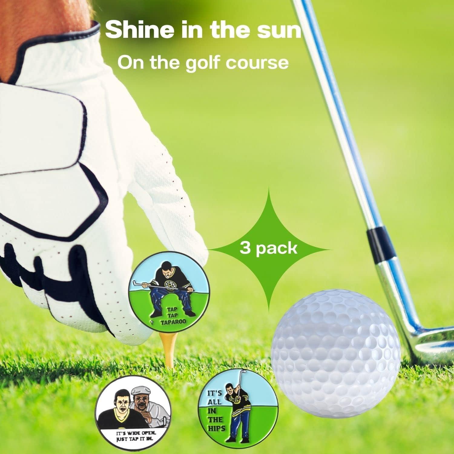 Marcador de Pelotas de Golf Artpreti con Clip Magnético 3 Unidades