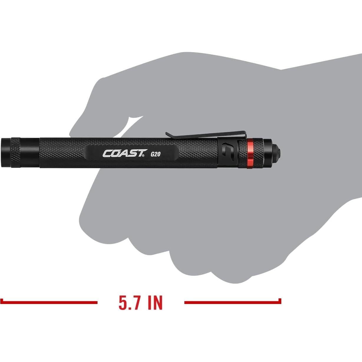Linterna LED de Inspección Coast G20, 54 Lúmenes, Negro