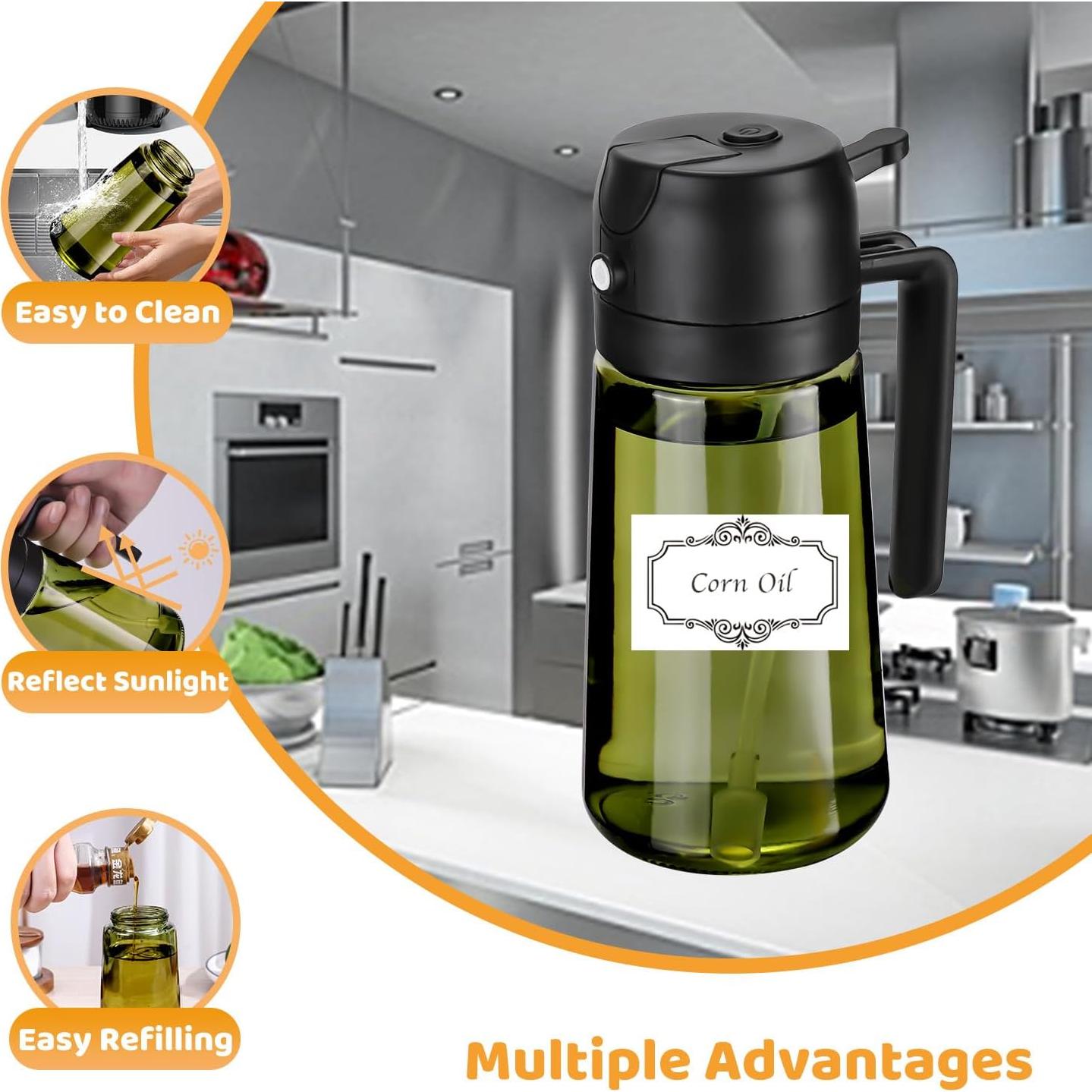 Dispensador de Aceite de Oliva 2 en 1 Besosay 470ml