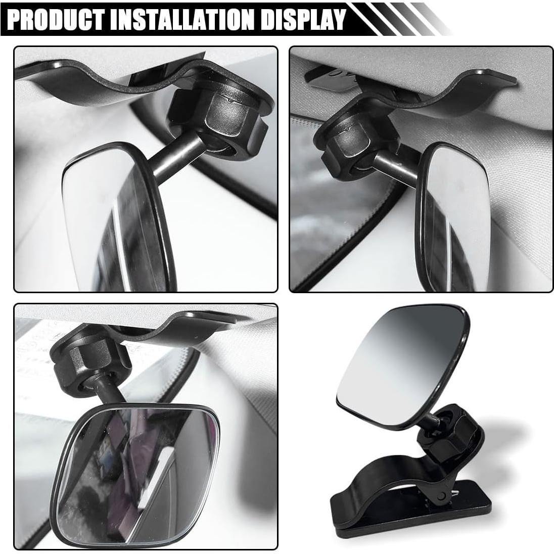 Espejo Convexo Ajustable para Coche Bebé Lainloy 2PCS