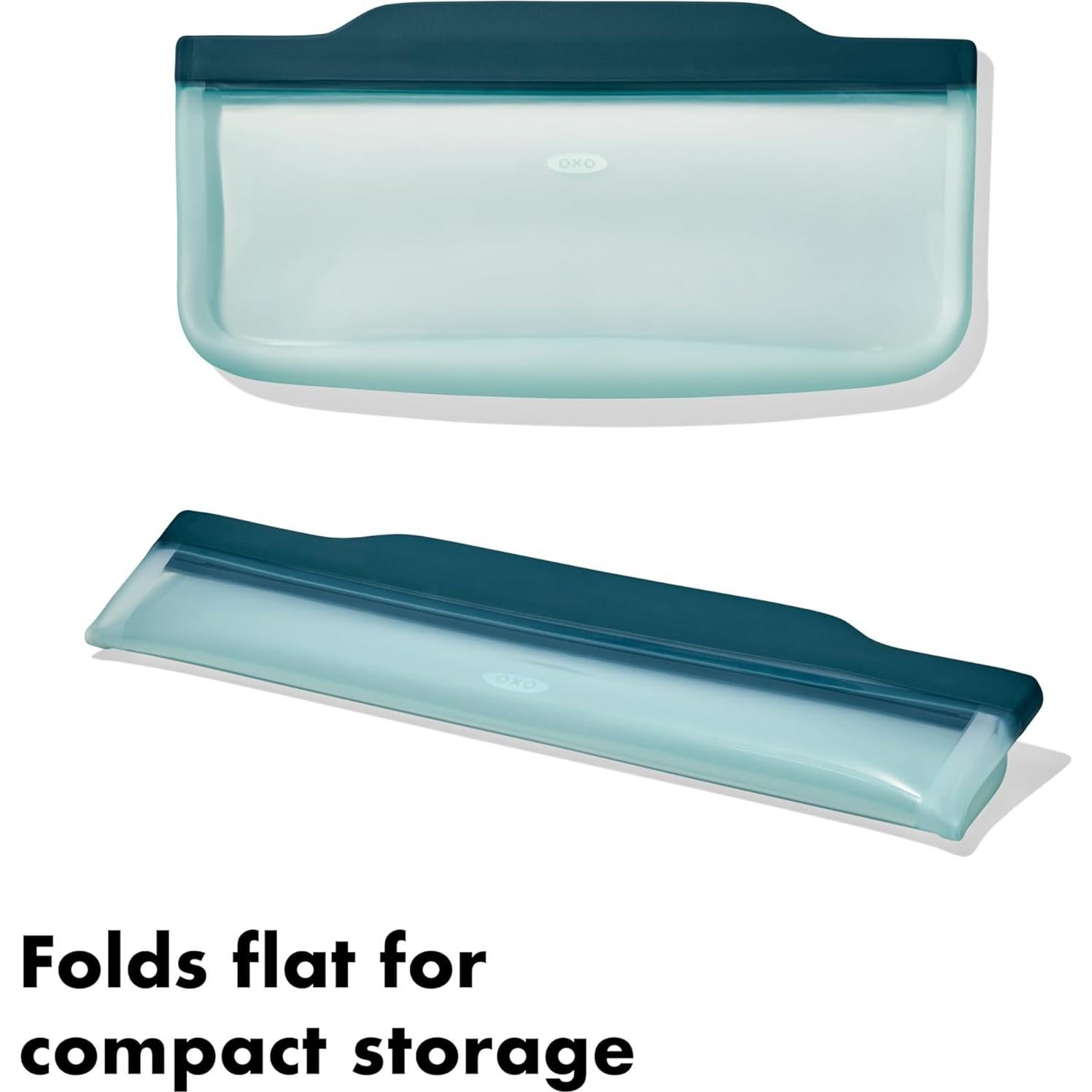 Set de Almuerzo OXO Good Grips - 4 Bolsas Silicona Reutilizables