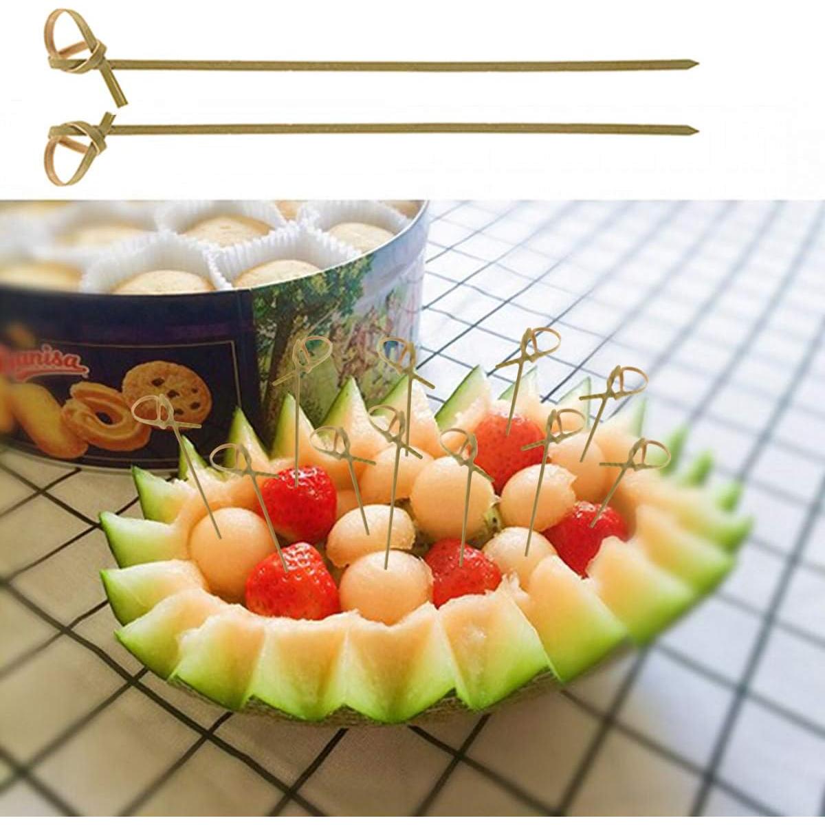 Paquete de 200 Brochetas de Bambú Natural DC-BEAUTIFUL 15.24 cm