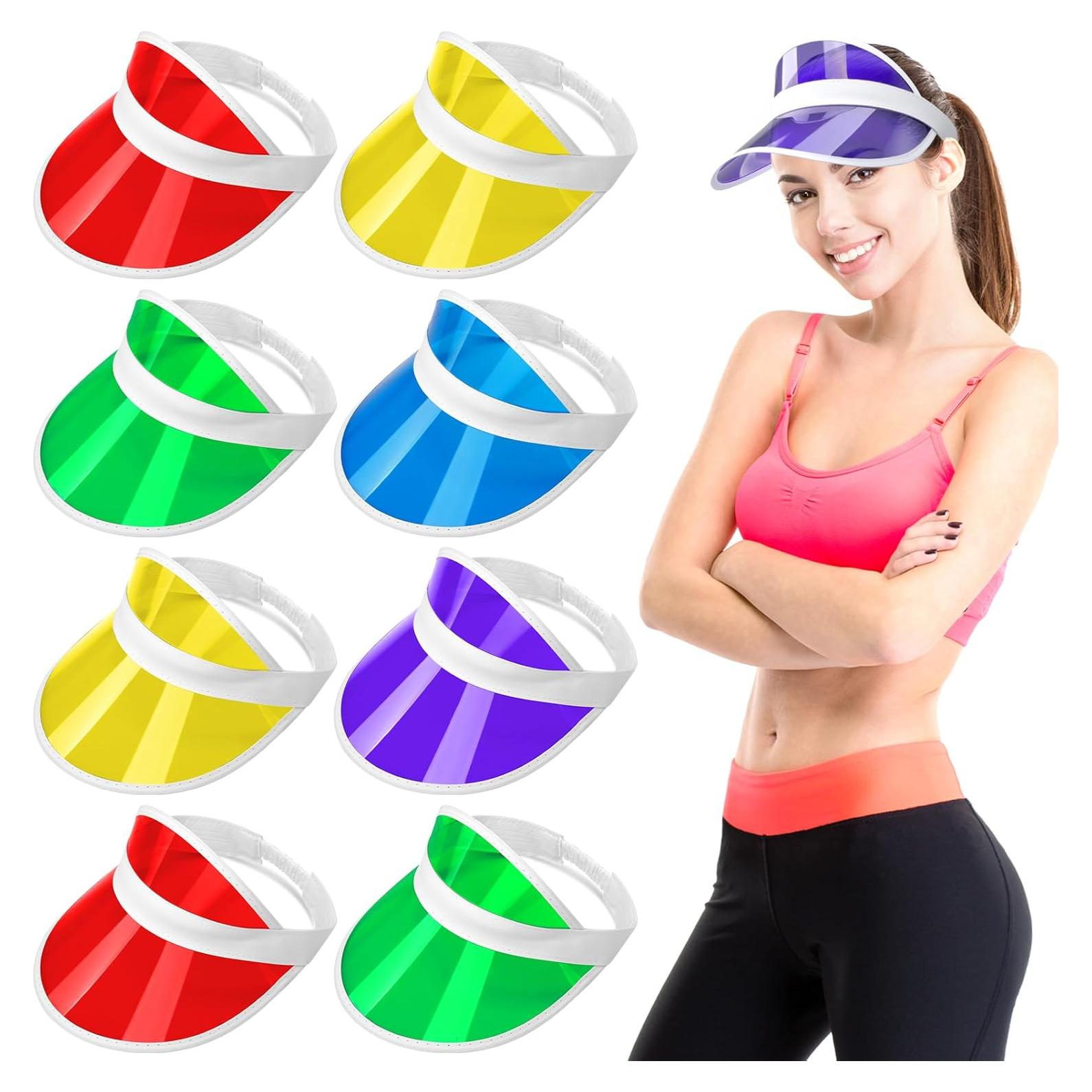 Tarpop 8 Gorras de Póker Plásticas para Mujeres - 5 Colores