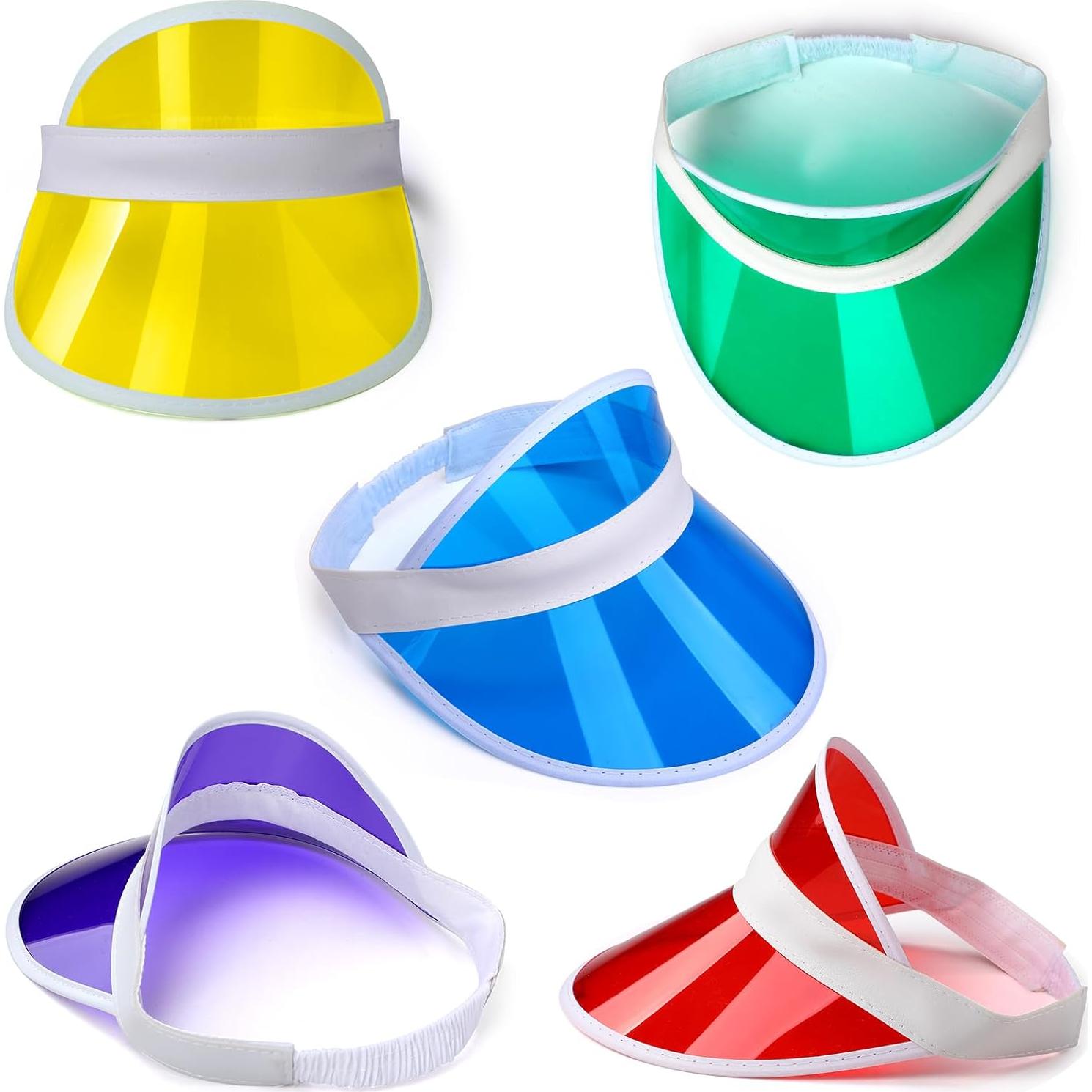 Tarpop 8 Gorras de Póker Plásticas para Mujeres - 5 Colores