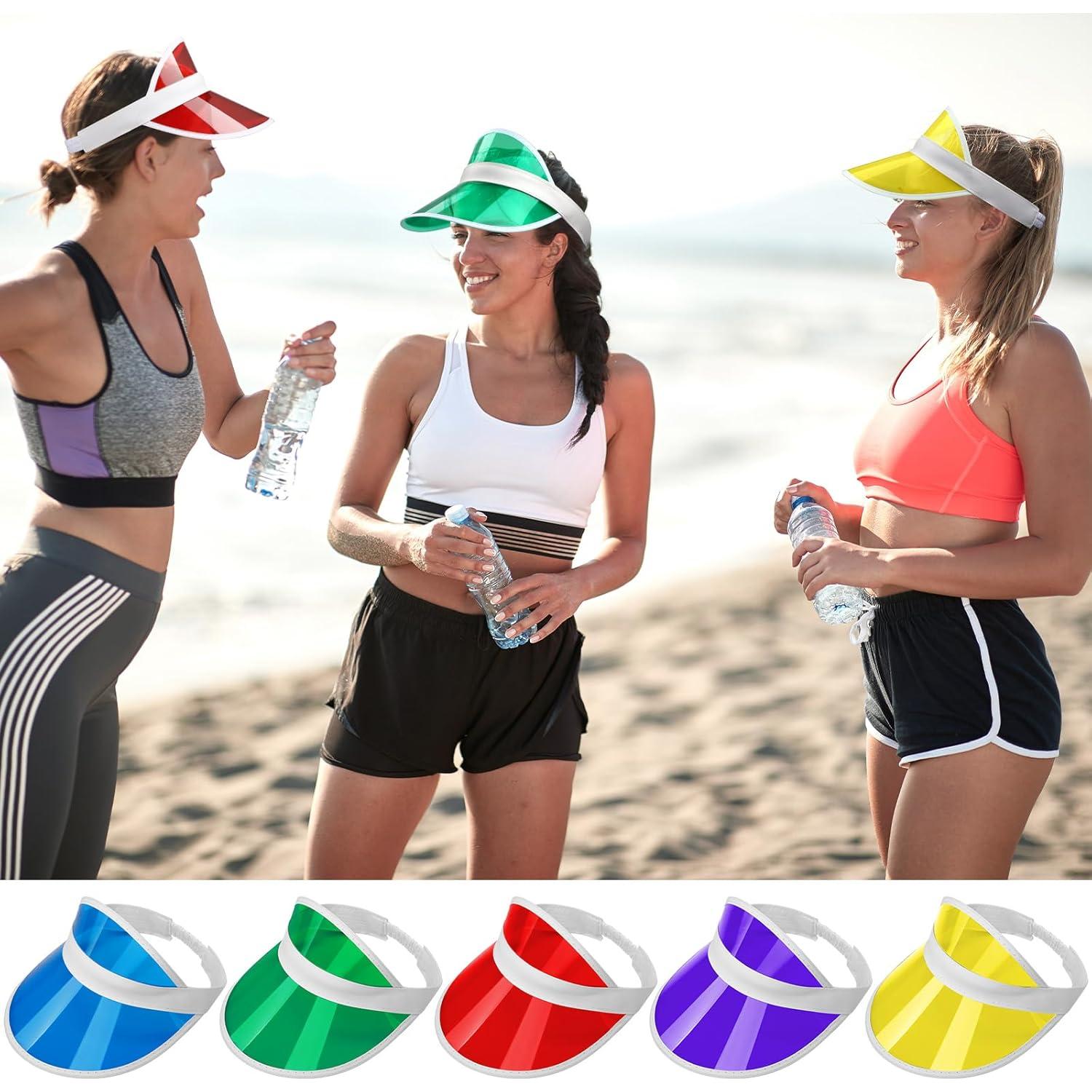 Tarpop 8 Gorras de Póker Plásticas para Mujeres - 5 Colores