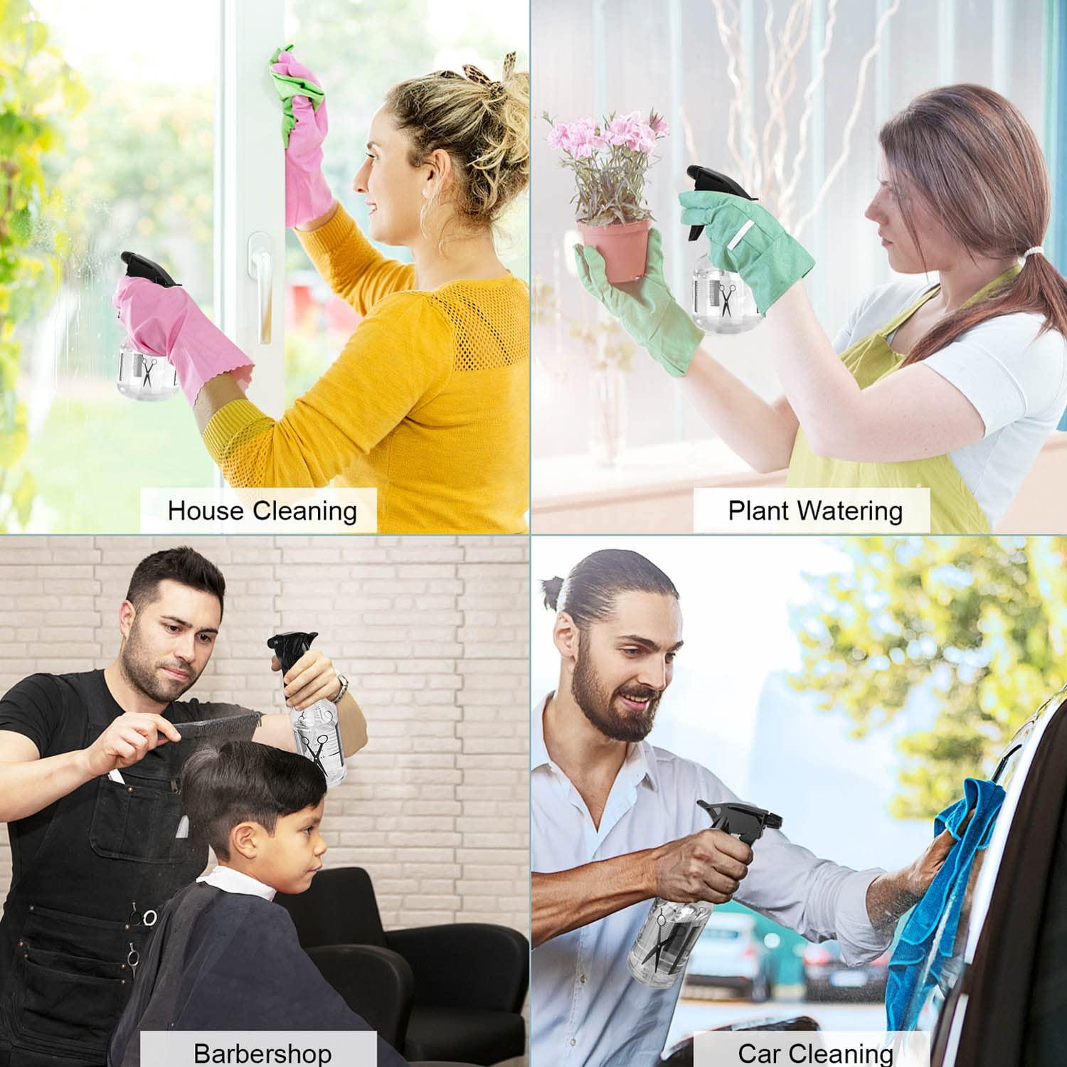 Botellas de Spray Avenoir 250ml y 500ml Ajustables para Limpieza y Cuidado