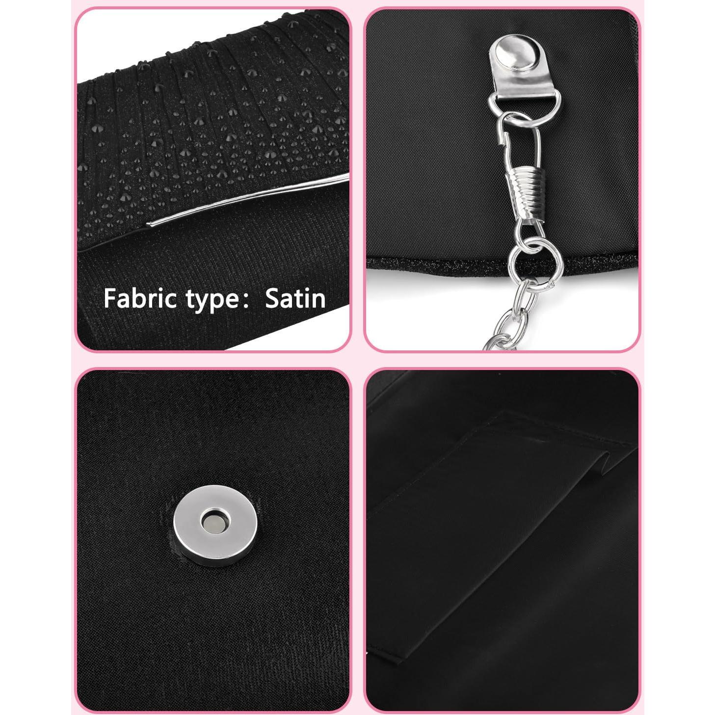 Bolsos de Mano TINDTOP para Mujeres - Clutch de Noche Suede