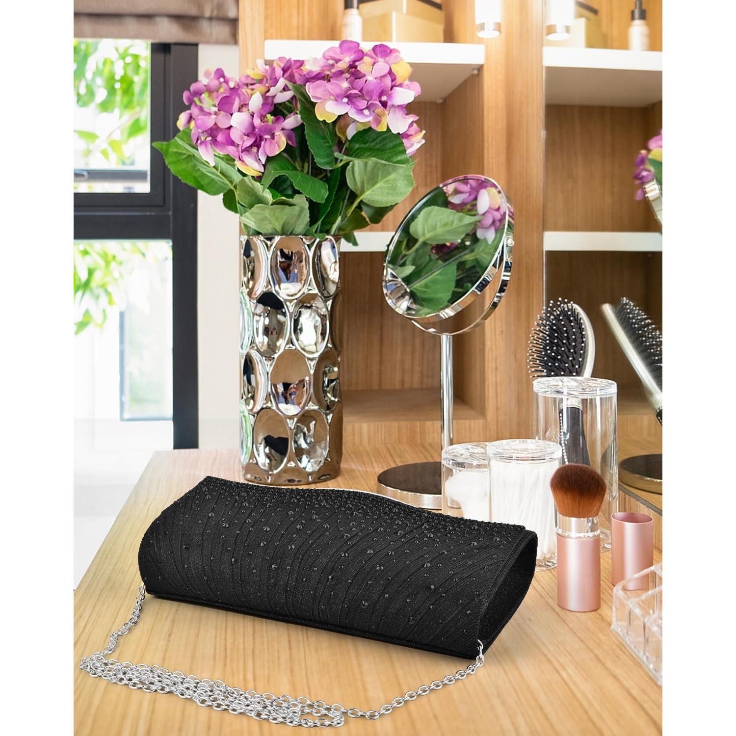 Bolsos de Mano TINDTOP para Mujeres - Clutch de Noche Suede