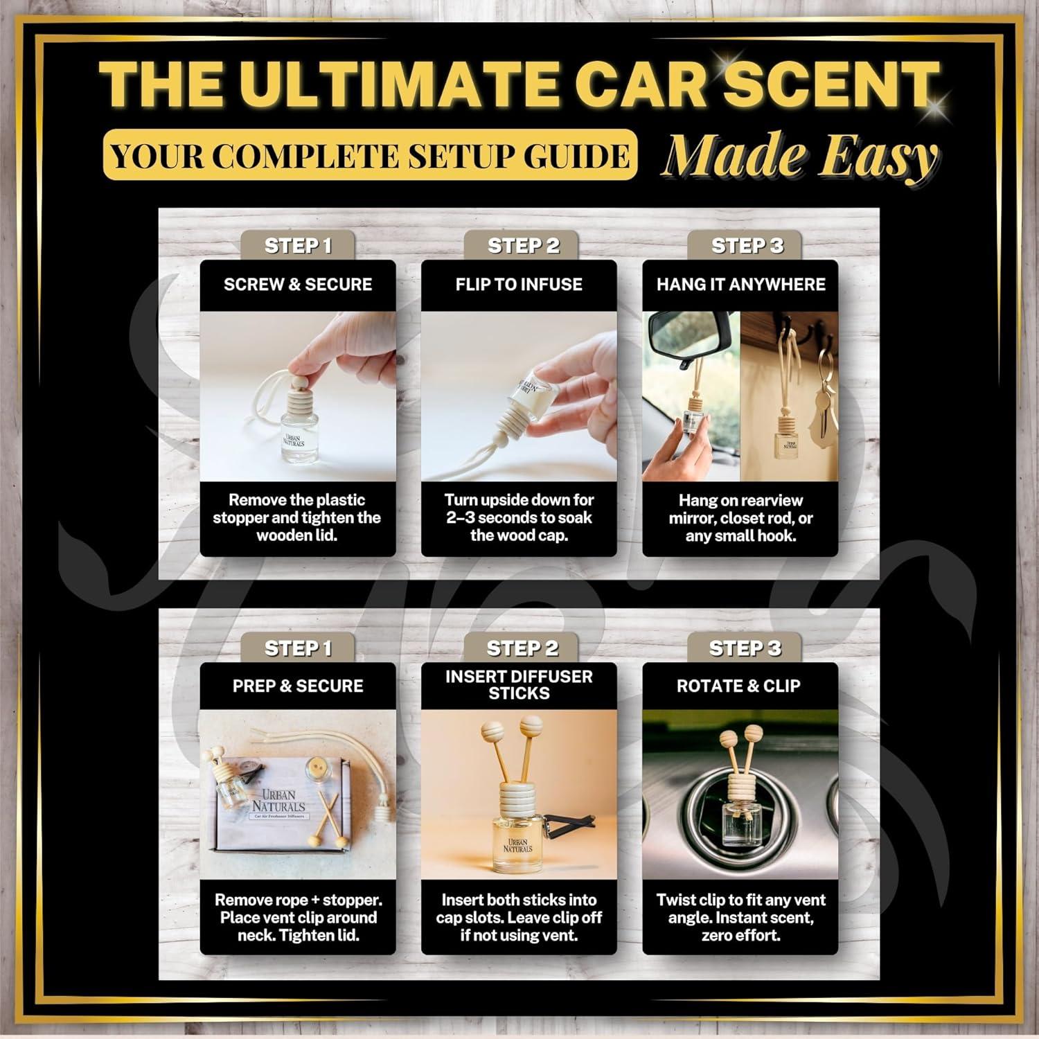 Ambientador de Aire Colgante Urban Naturals 1 Vía - Fragancia Premium