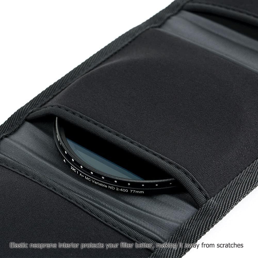 Funda de Filtro JJC FP-K3 para 3 Filtros Circulares hasta 82mm