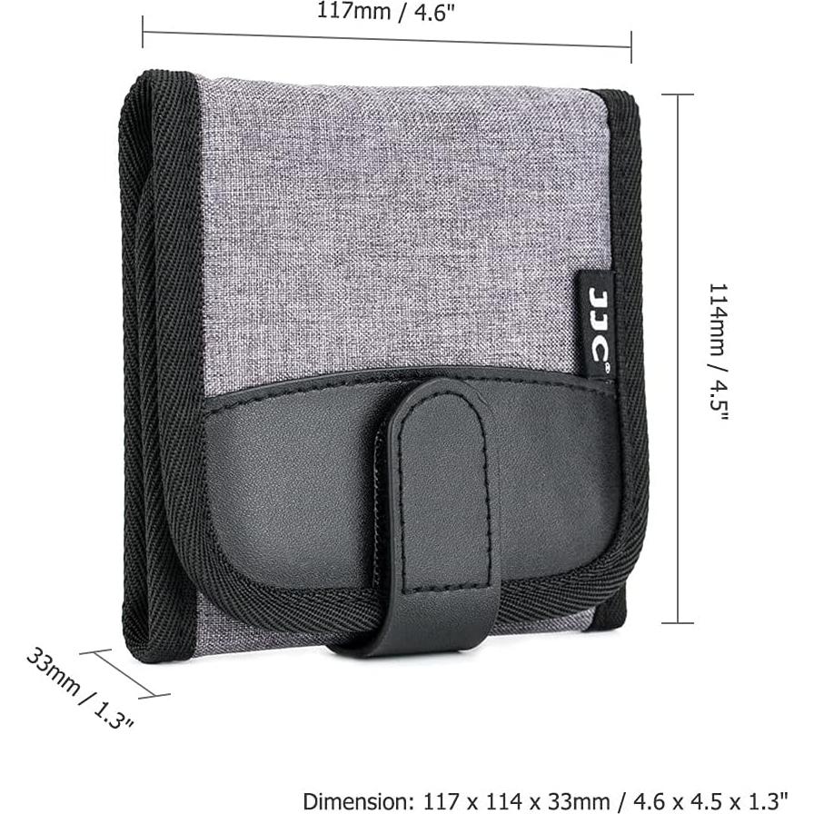 Funda de Filtro JJC FP-K3 para 3 Filtros Circulares hasta 82mm
