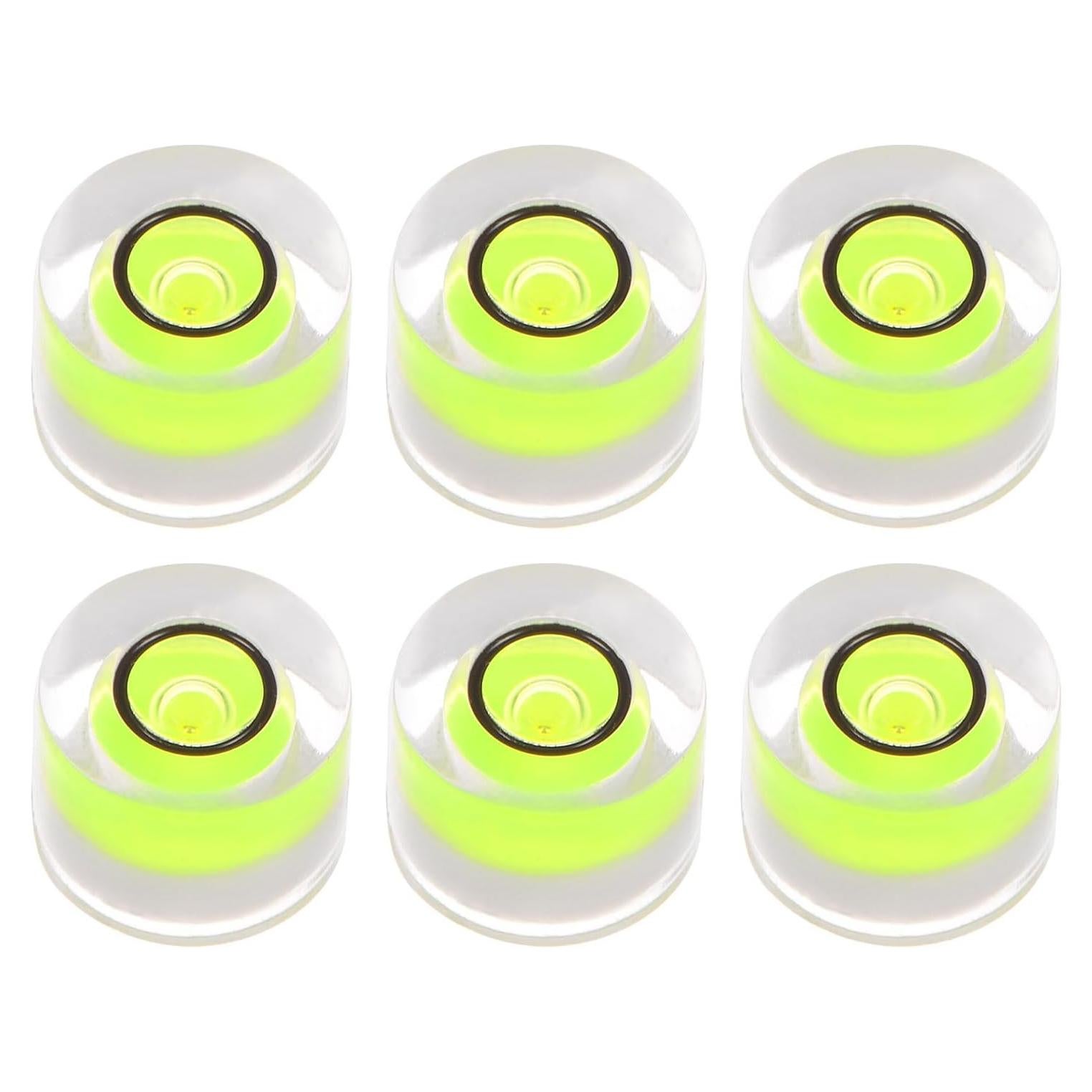 Nivel de Burbuja Espiritual HARFINGTON 6pcs 8mm Verde