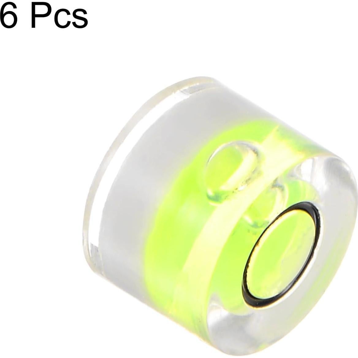 Nivel de Burbuja Espiritual HARFINGTON 6pcs 8mm Verde