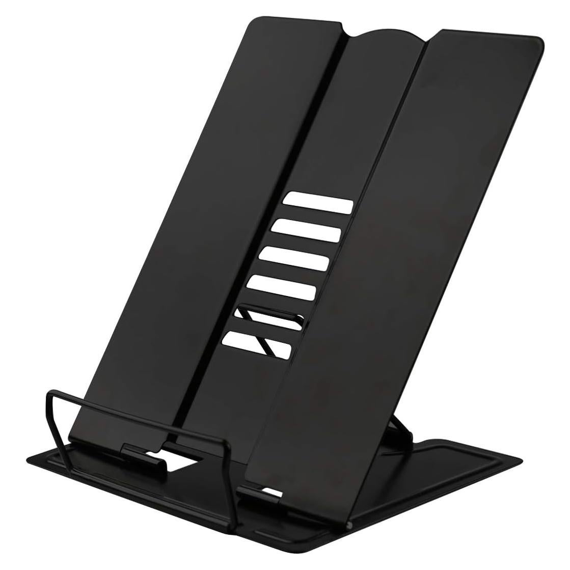 Soporte de Libro Citmage Ajustable de Metal Negro 21x16.5cm