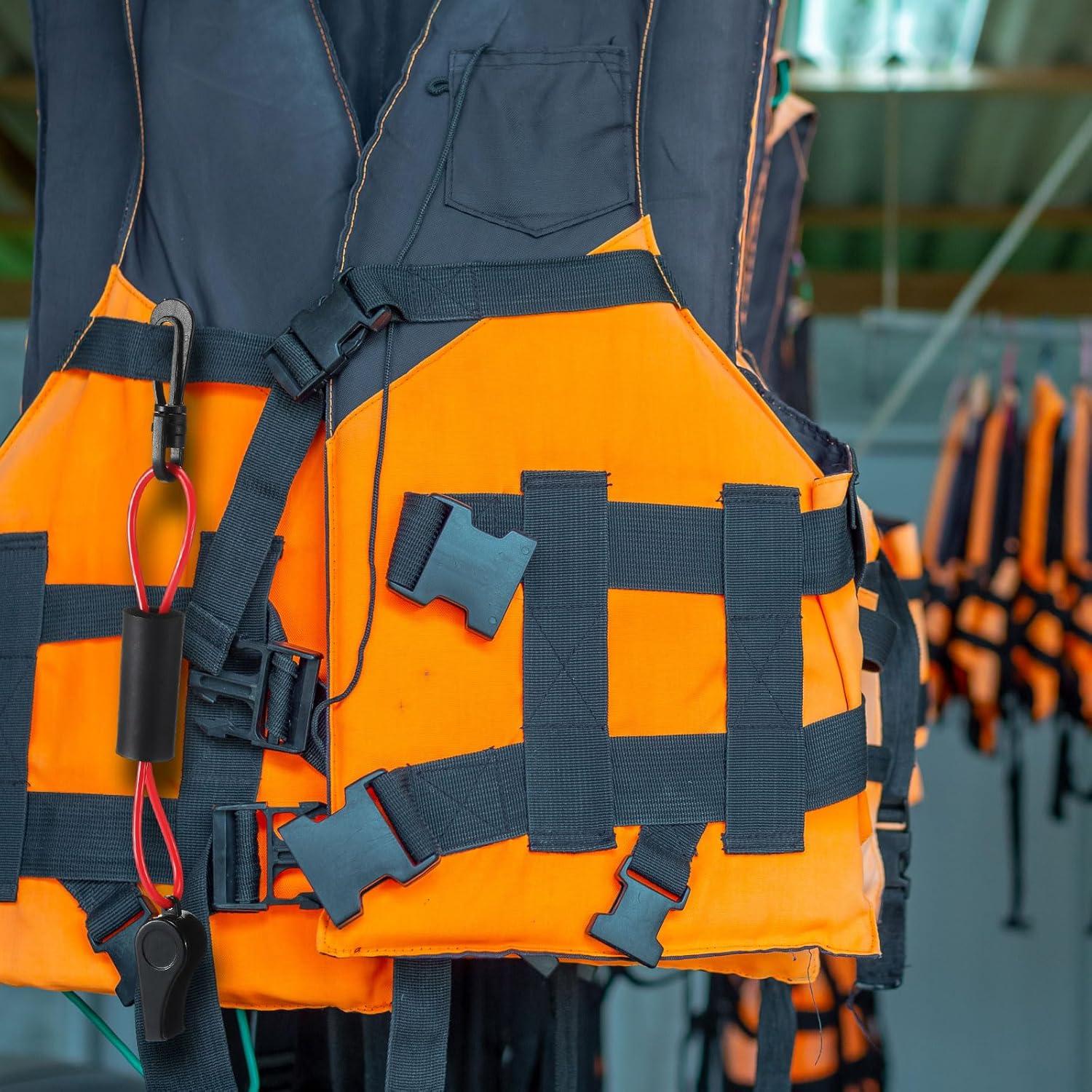 Silbato de Seguridad con Cordón Seenelling - 4 Piezas