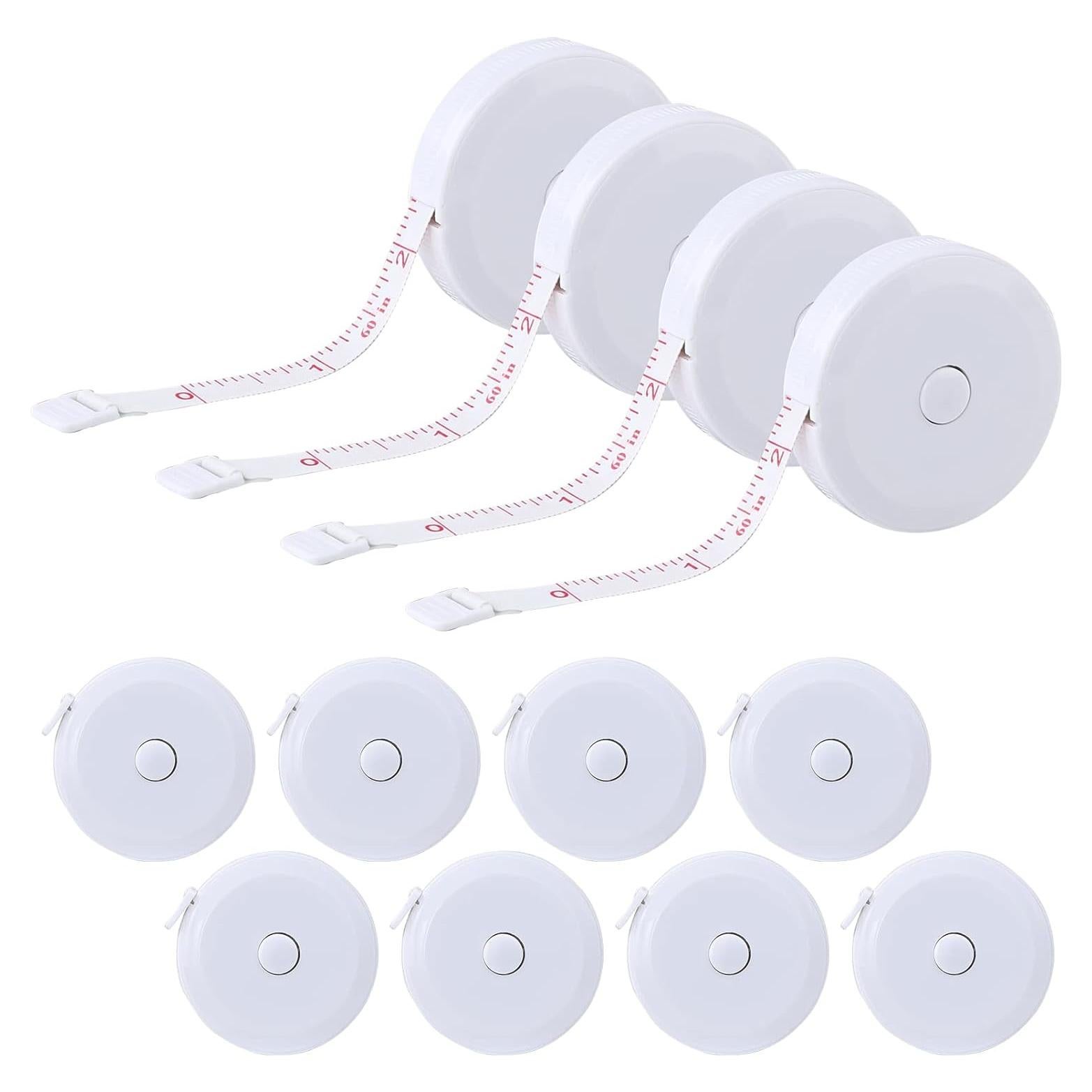 Paquete de 12 cintas métricas retráctiles E ELAINFIA 150 cm