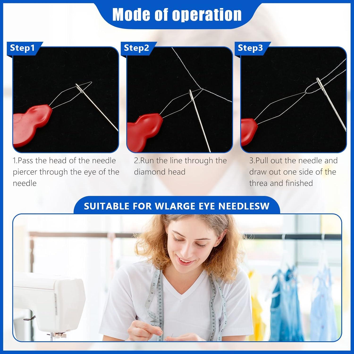 Kit de Costura 26 Piezas MTLEE - Enhebradores, Tijeras y Más