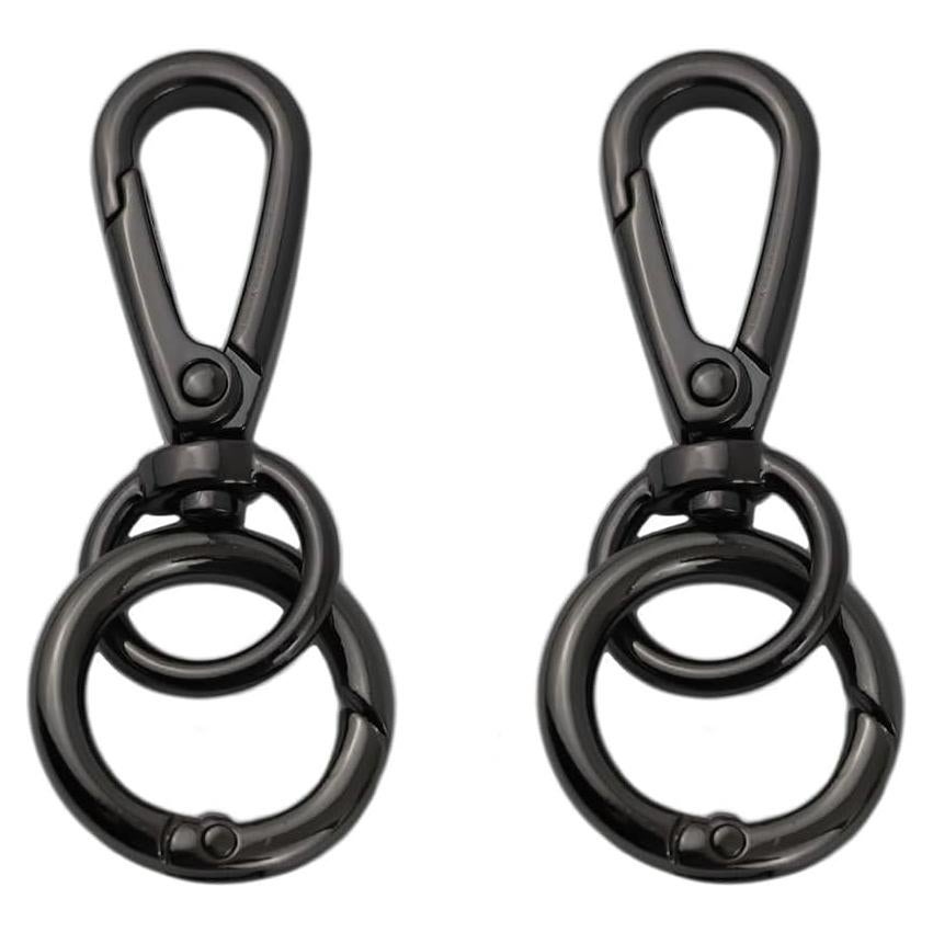 Gancho Clip de Llave TANJUN HD9 - 2 Piezas Zinc Negro