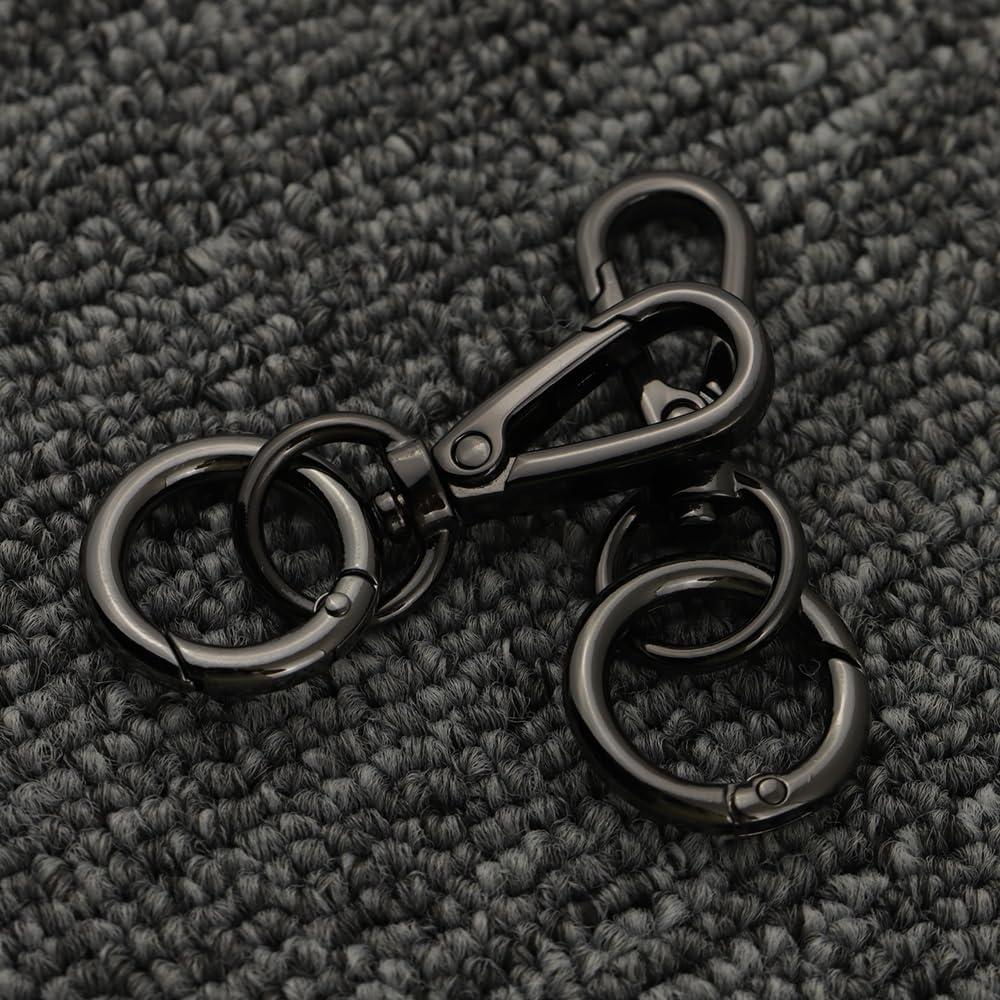 Gancho Clip de Llave TANJUN HD9 - 2 Piezas Zinc Negro