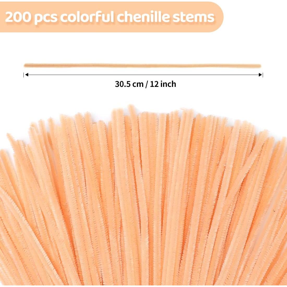 200 Limpiadores de Tubos Beige Eppingwin para Manualidades DIY