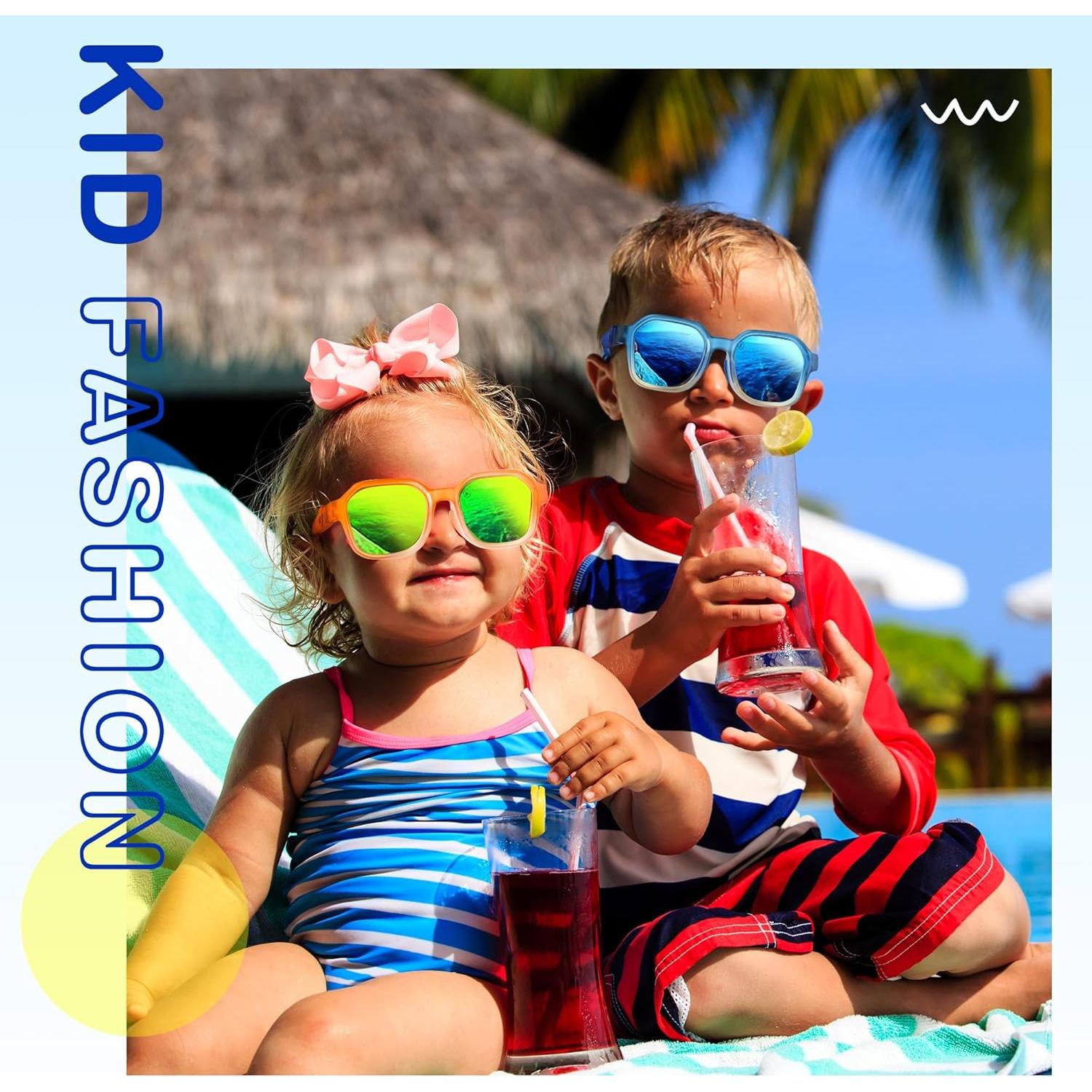 Gafas de sol polarizadas para niños Derowern UV400 - Azul