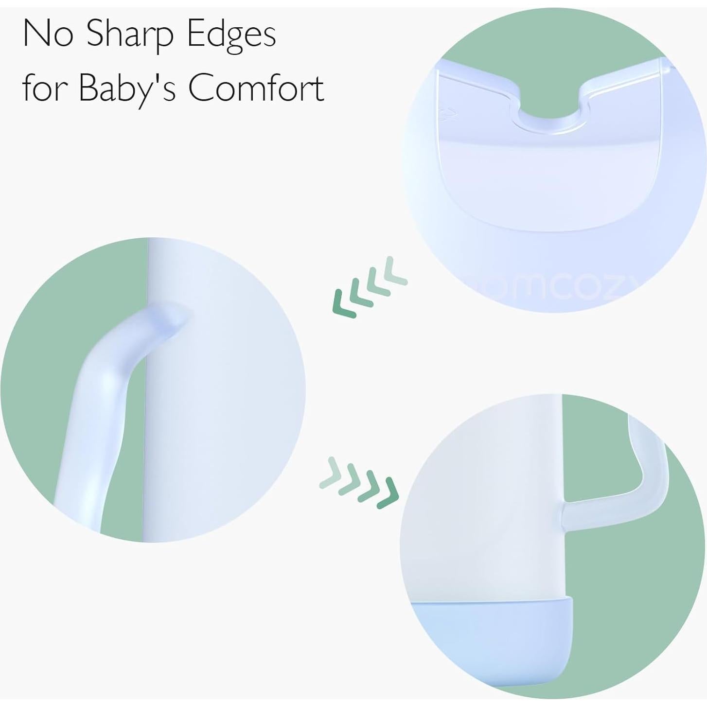 Soporte para Bolsas de Comida Momcozy Azul - Antideslizante y Seguro