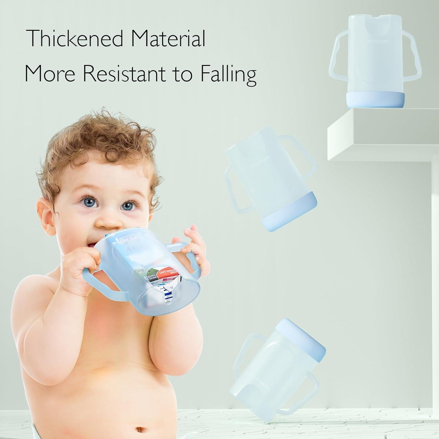 Soporte para Bolsas de Comida Momcozy Azul - Antideslizante y Seguro