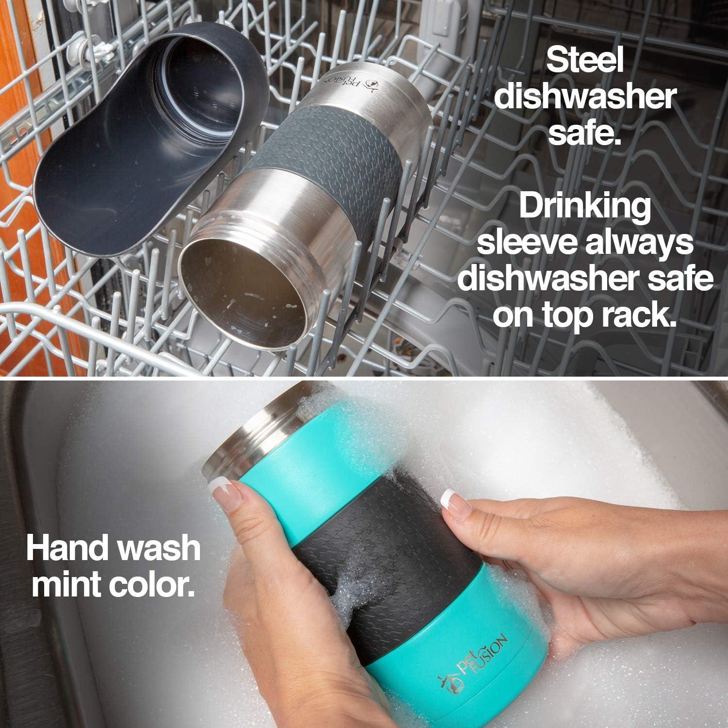 Botella de Agua Portátil para Perros PetFusion 650ml Azul