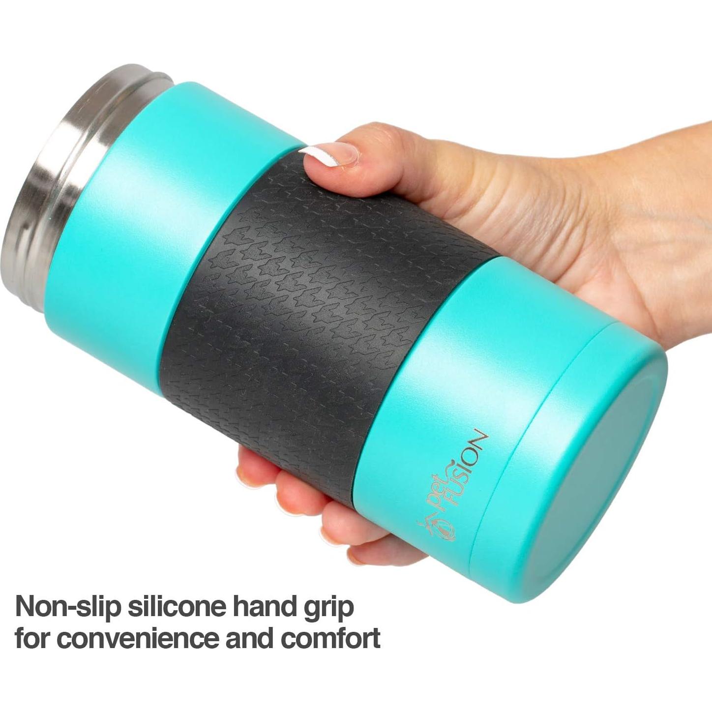 Botella de Agua Portátil para Perros PetFusion 650ml Azul