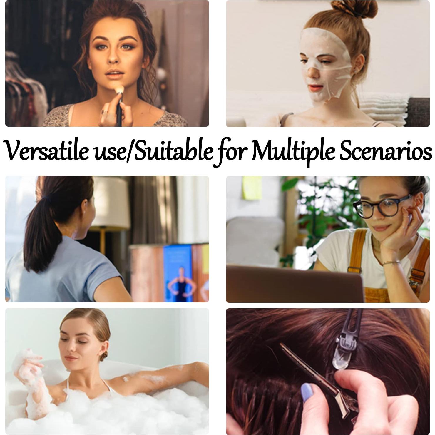 Pinzas para el cabello tipo caimán Weidashi 12 piezas metálicas