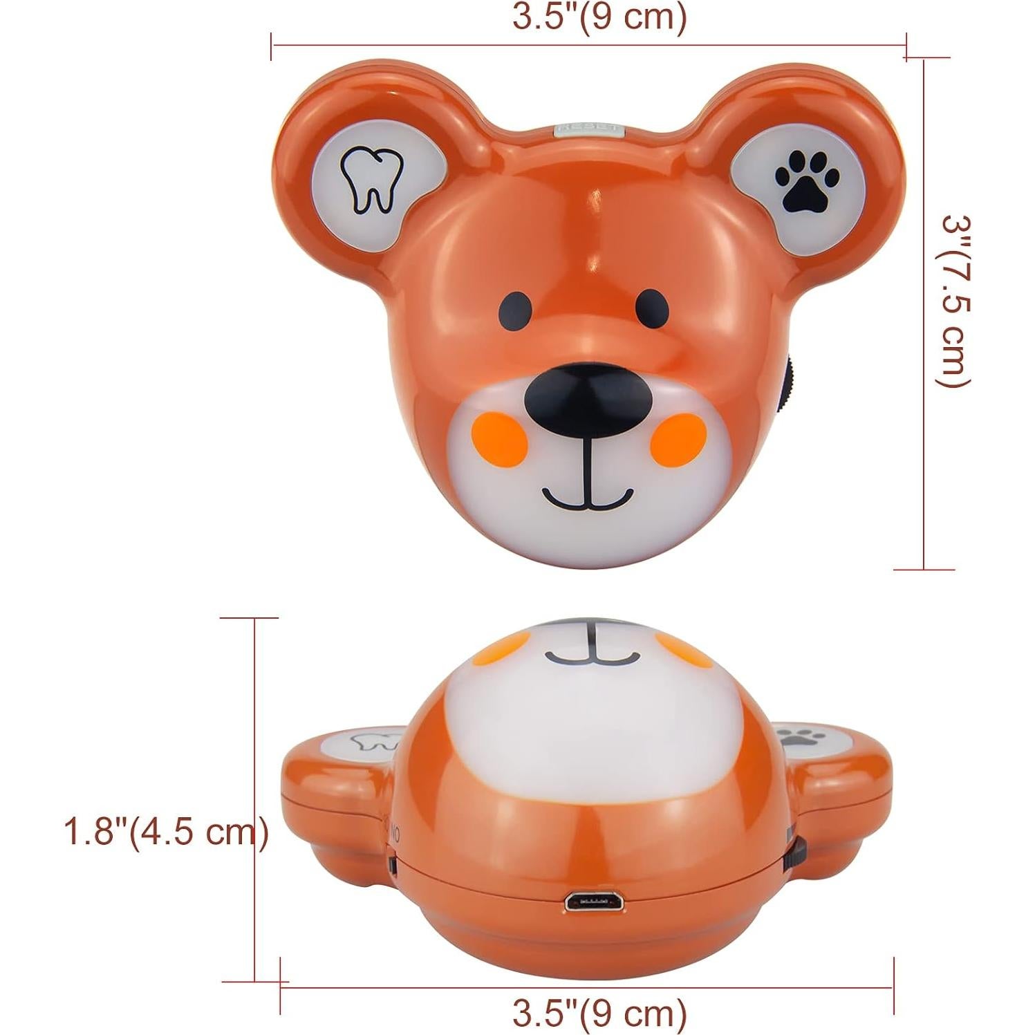 Temporizador Musical LUXSWAY para Niños Oso Recargable LED