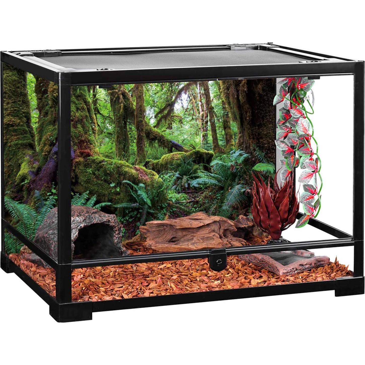 Fondo de Acuario 60x30 cm AWERT Bosque Tropical Verde