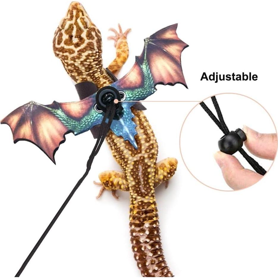 Correa Ajustable para Reptiles MiOYOOW - Dragón Barbudo, Gecko, Iguana