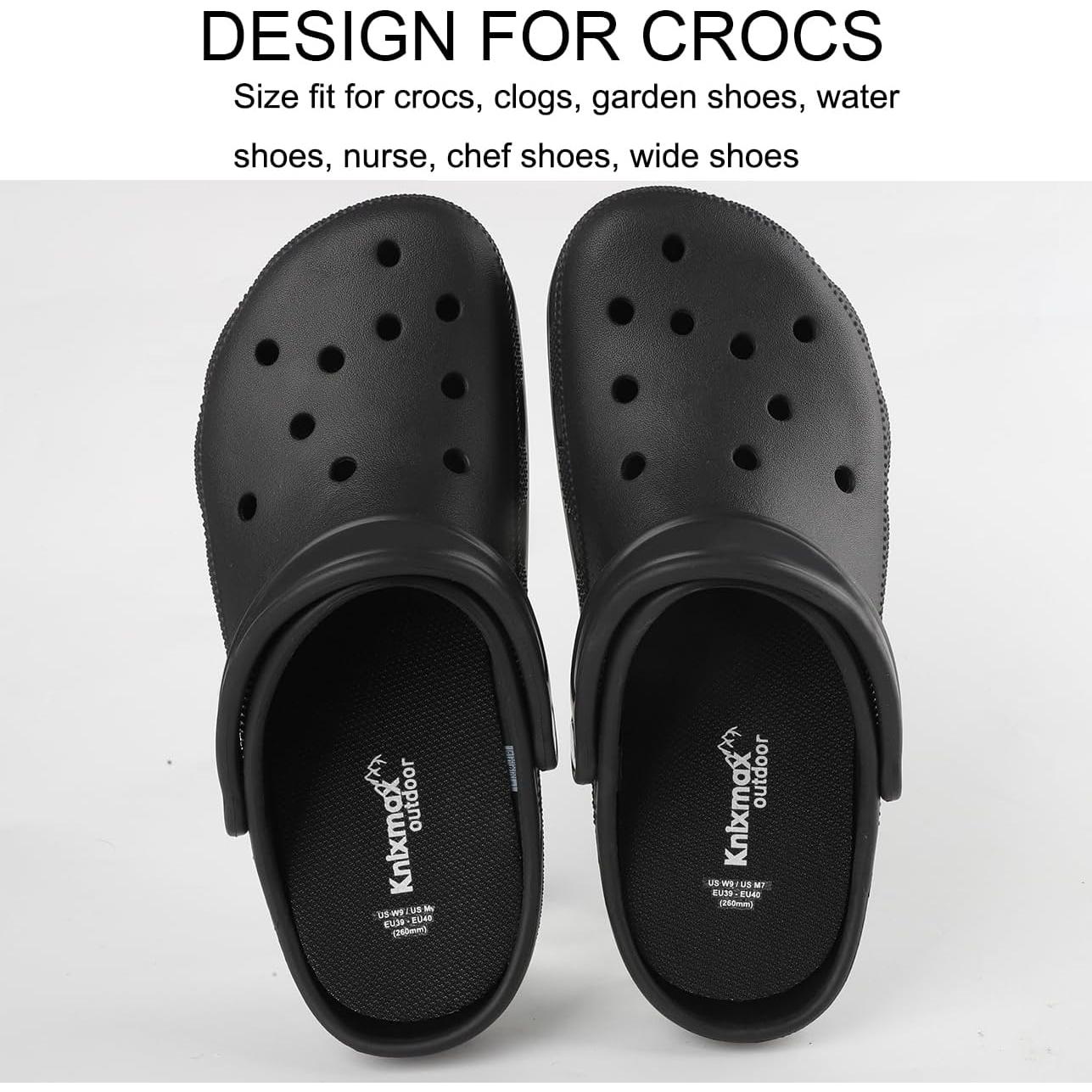 Plantillas Ultra-Finas para Crocs Knixmax - Tamaño 2 EU35