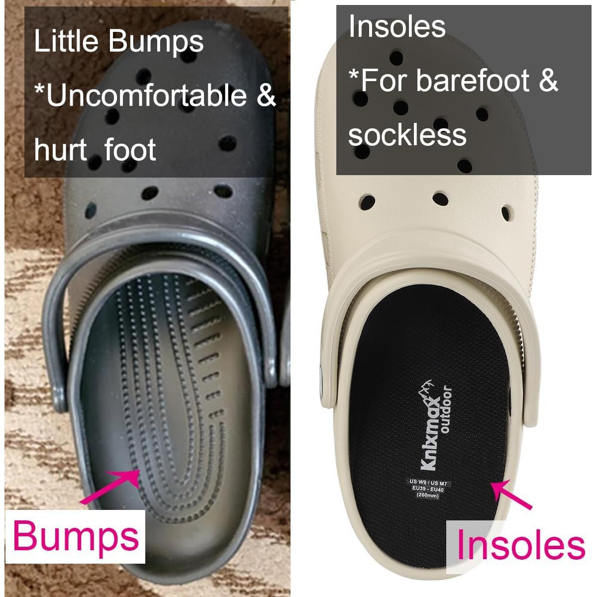 Plantillas Ultra-Finas para Crocs Knixmax - Tamaño 2 EU35