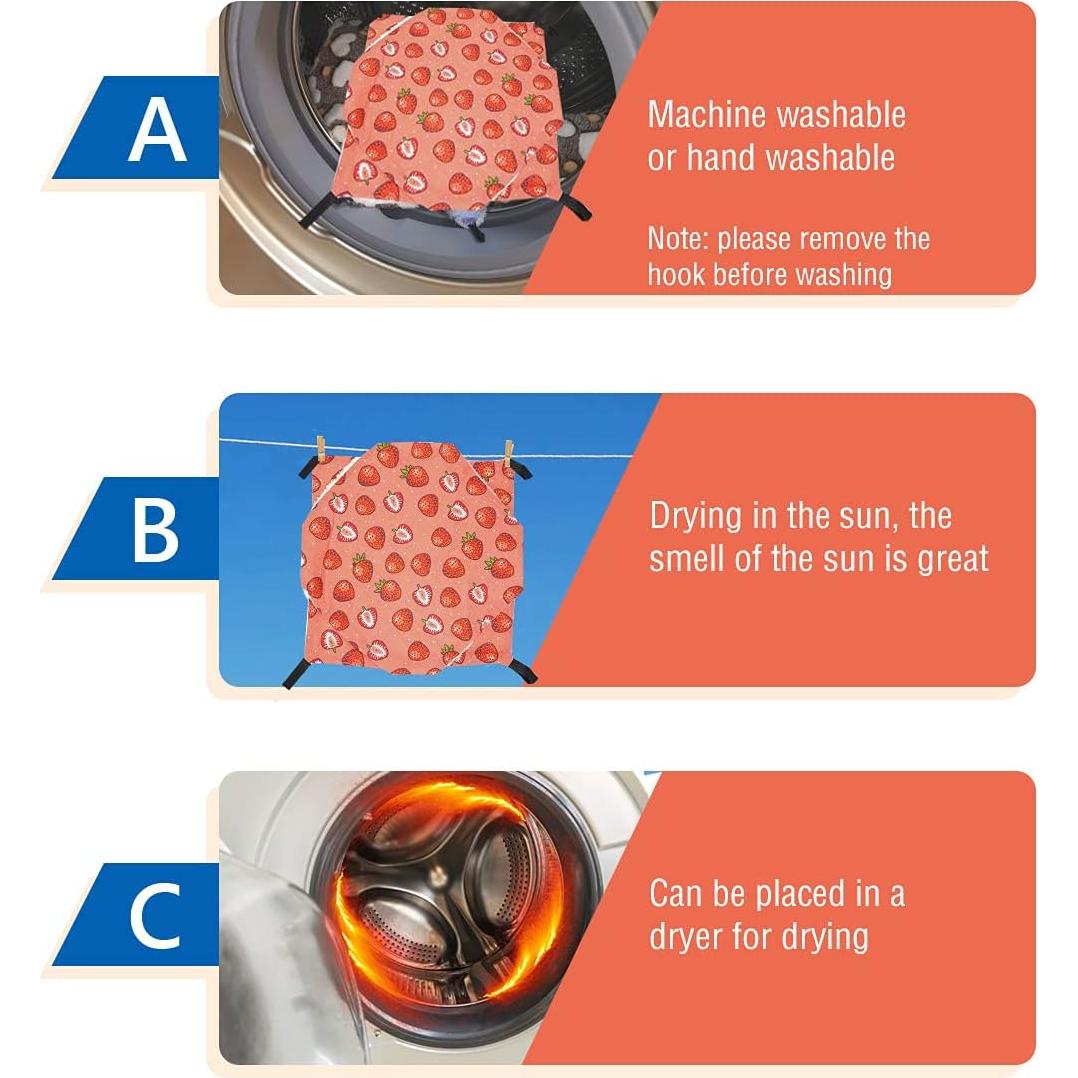 Hamaca de 3 Capas LEFTSTARER para Mascotas Pequeñas 30x30cm