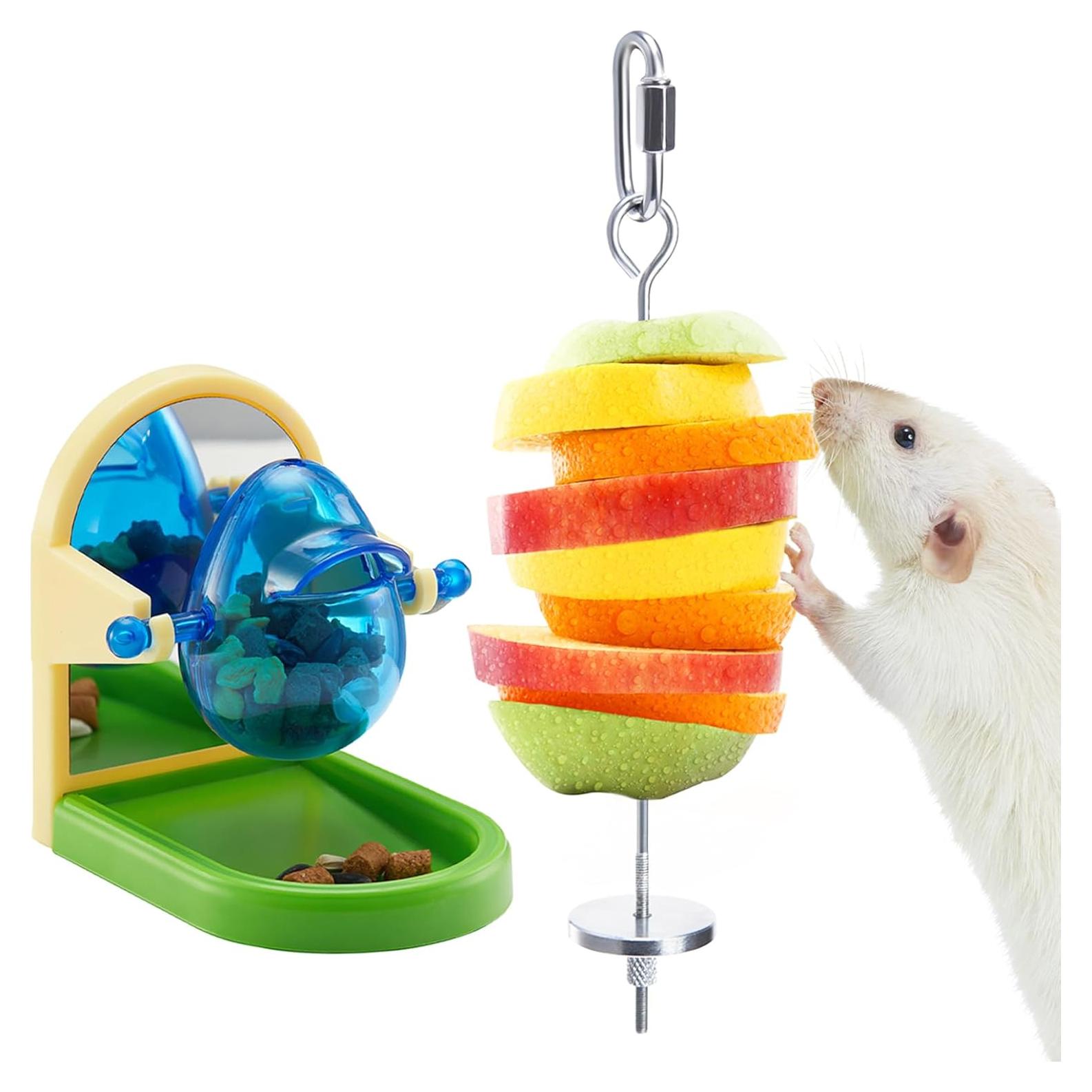 Juego de Juguetes de Enriquecimiento Jevnd para Ratas 2 Piezas