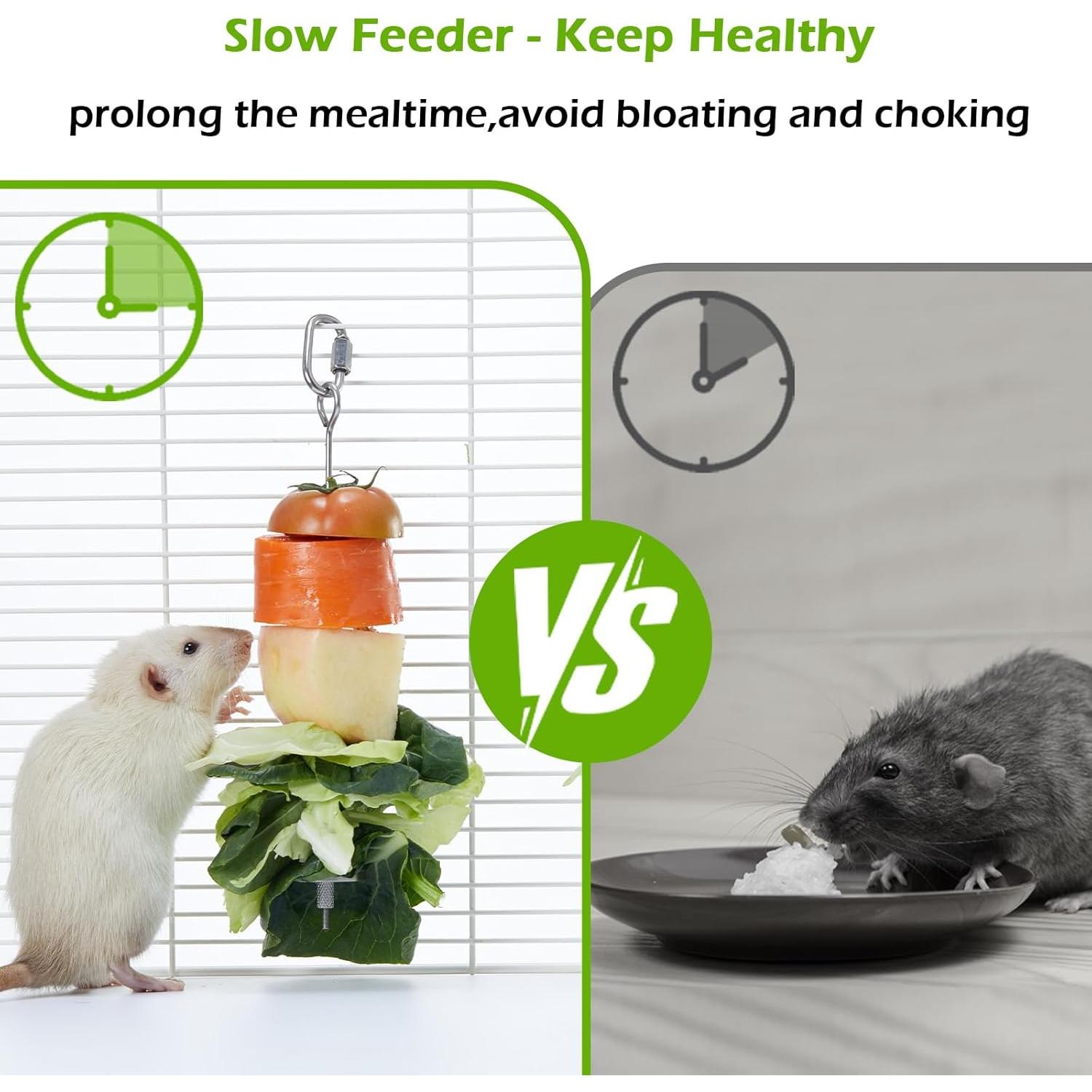 Juego de Juguetes de Enriquecimiento Jevnd para Ratas 2 Piezas