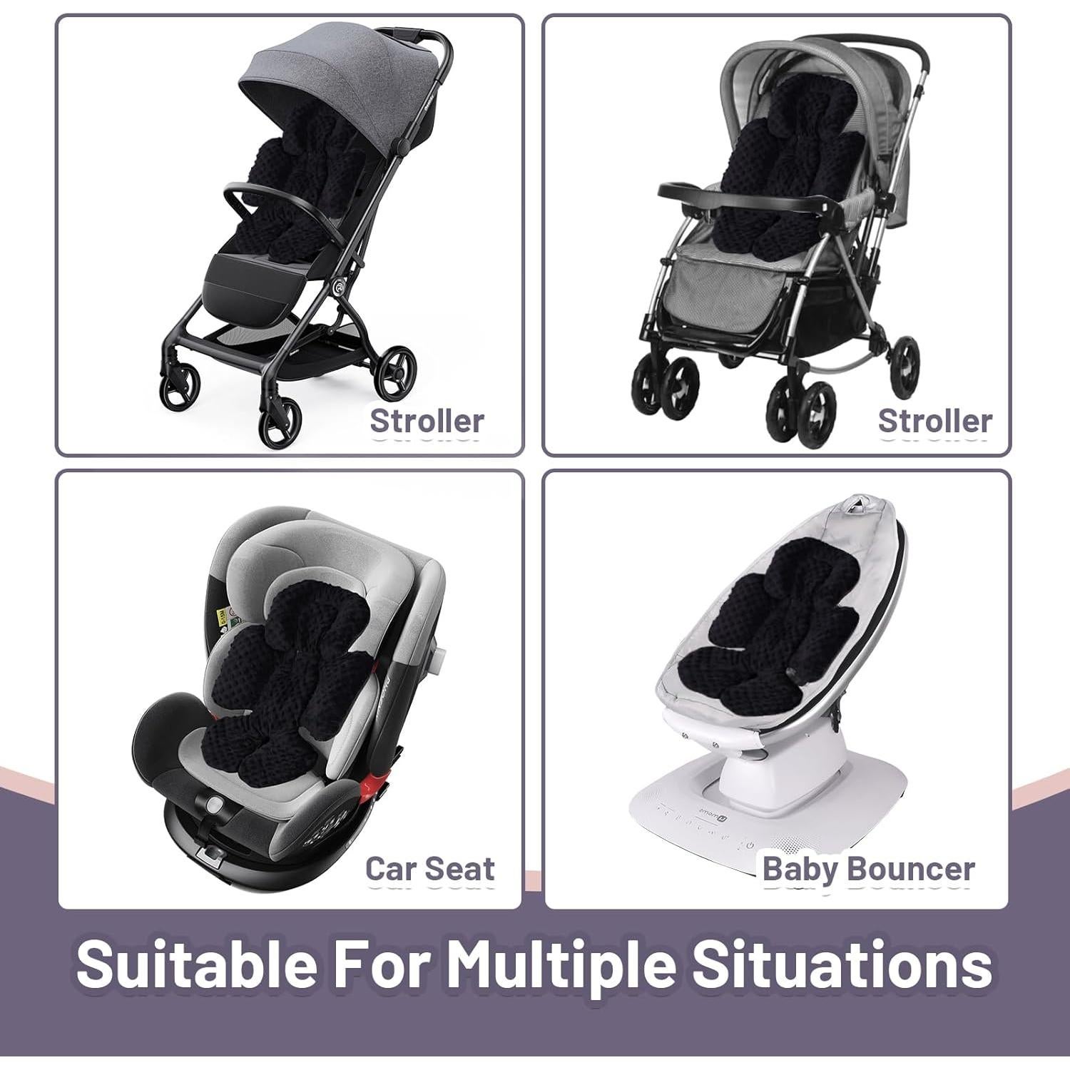 Inserto para Asiento de Auto Infantil KAKIBLIN Negro 2 en 1