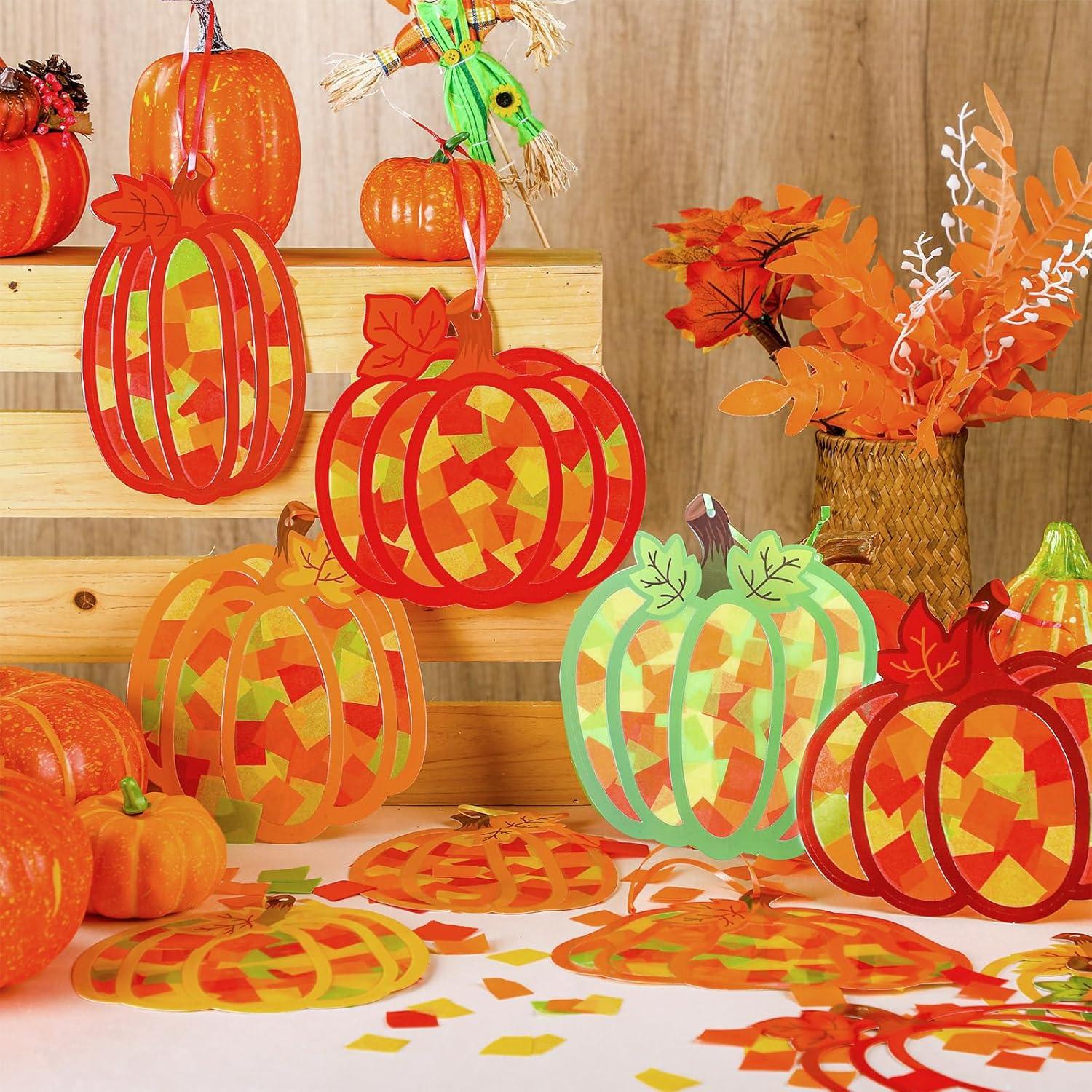 Kits de Manualidades Otoñales DoubleFill 48 Piezas Calabaza